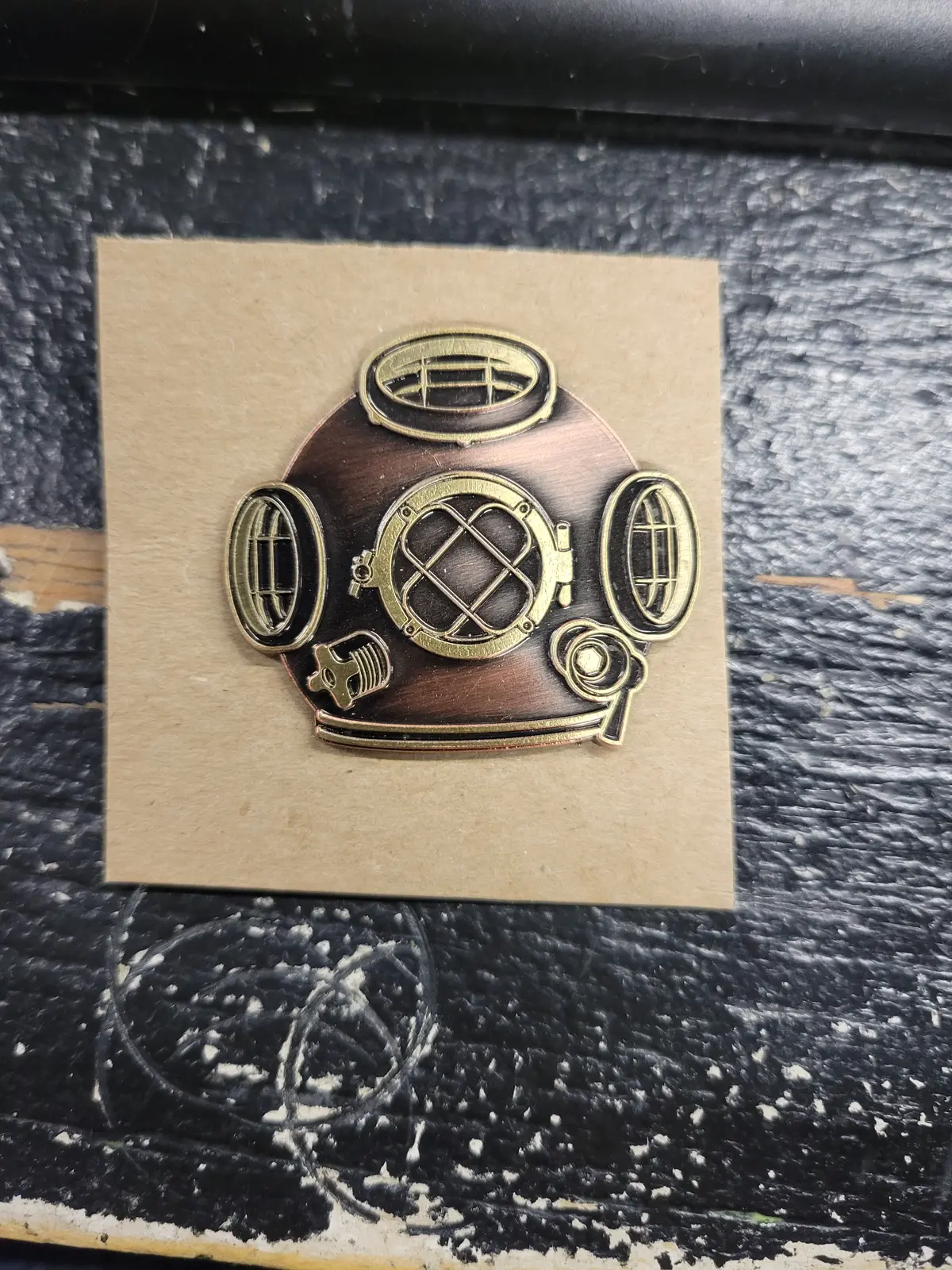 Loot Crate Diving Helmet Pin 1