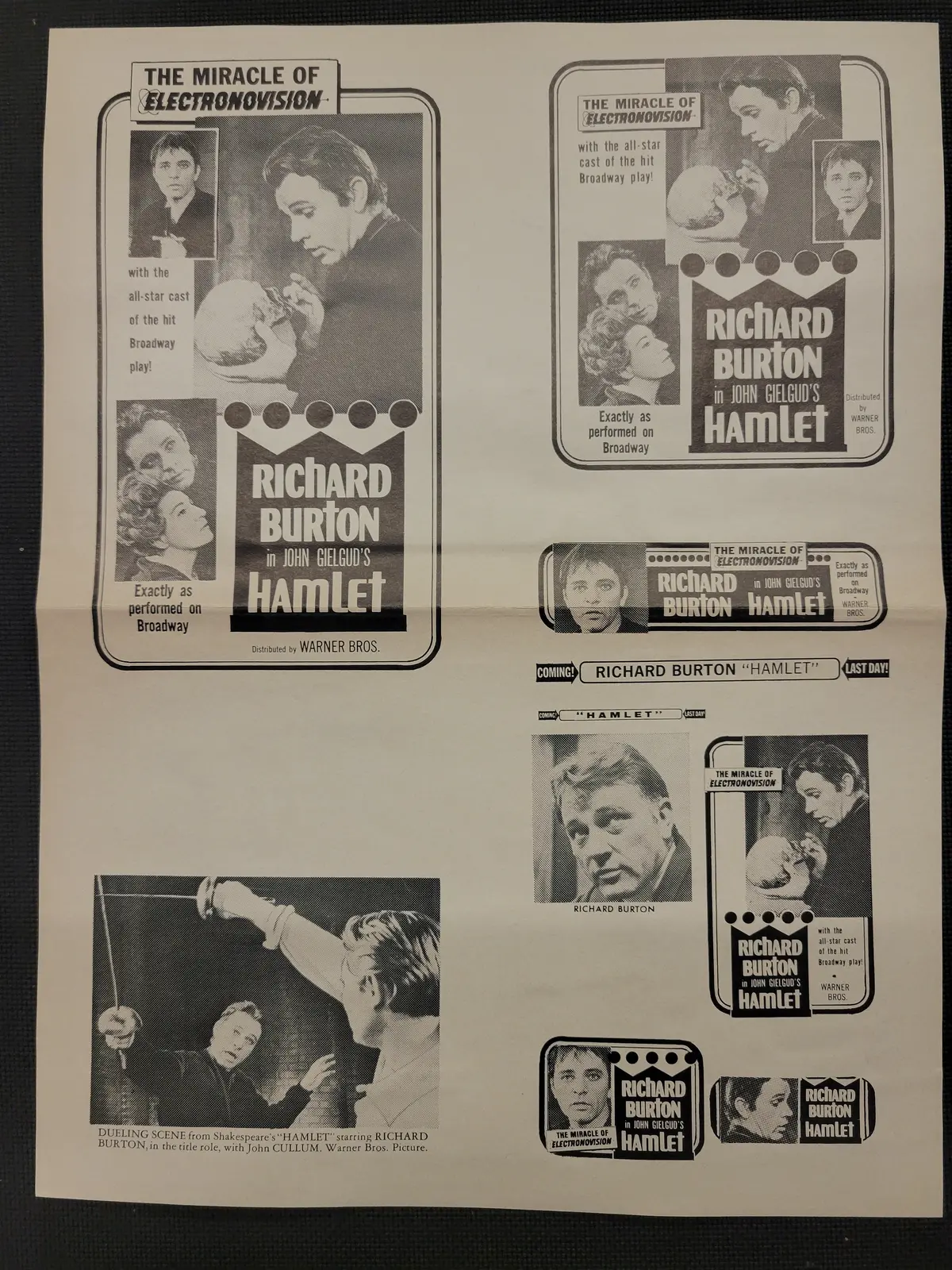 "Hamlet" Original Movie Ad Clip Art Print 1
