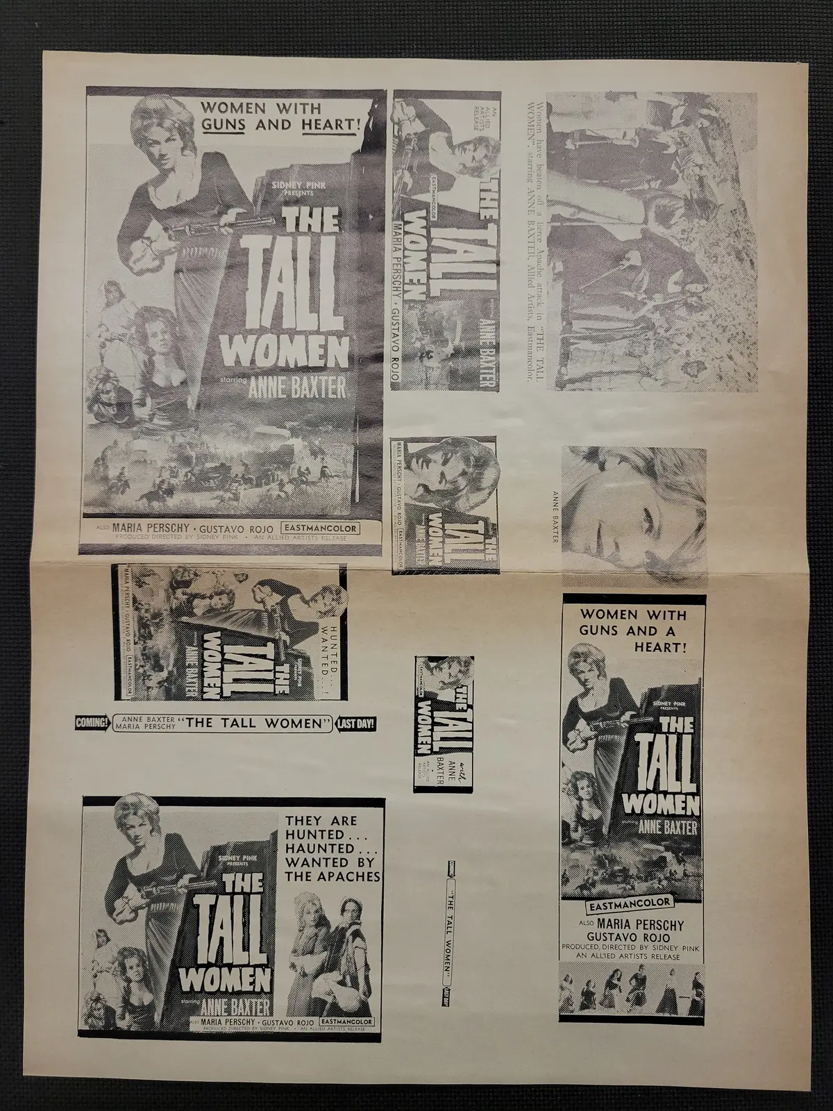 "The Tall Women" Original Movie Ad Clip Art Print 1
