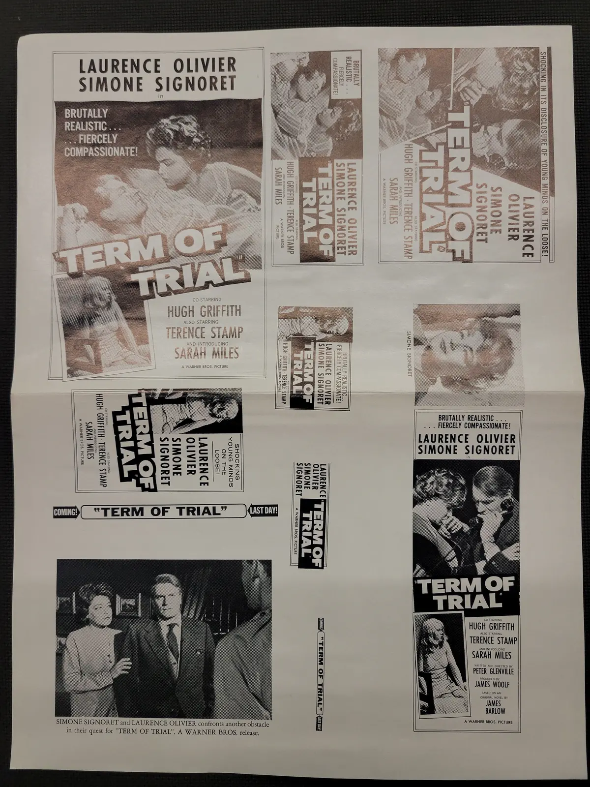 "Term Of Trial" Original Movie Ad Clip Art Print 1