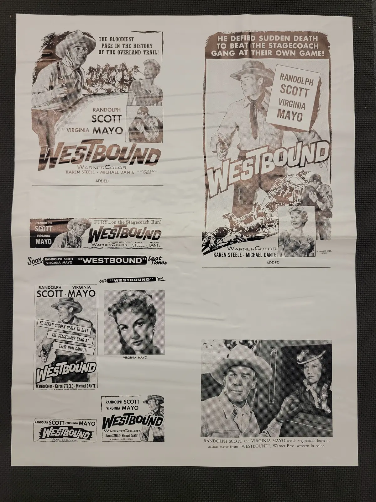 "Westbound" Original Movie Ad Clip Art Print 1