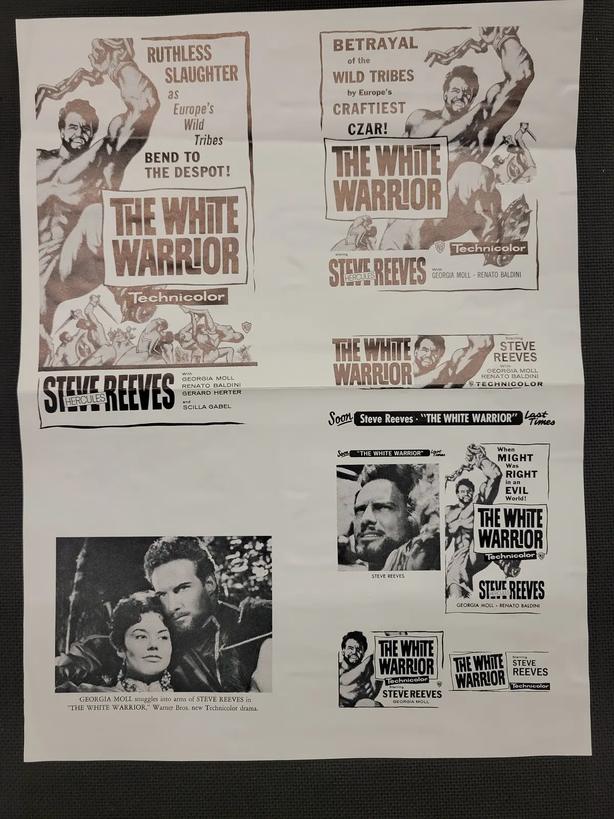 "The Young Warriors" Original Movie Ad Clip Art Print 1