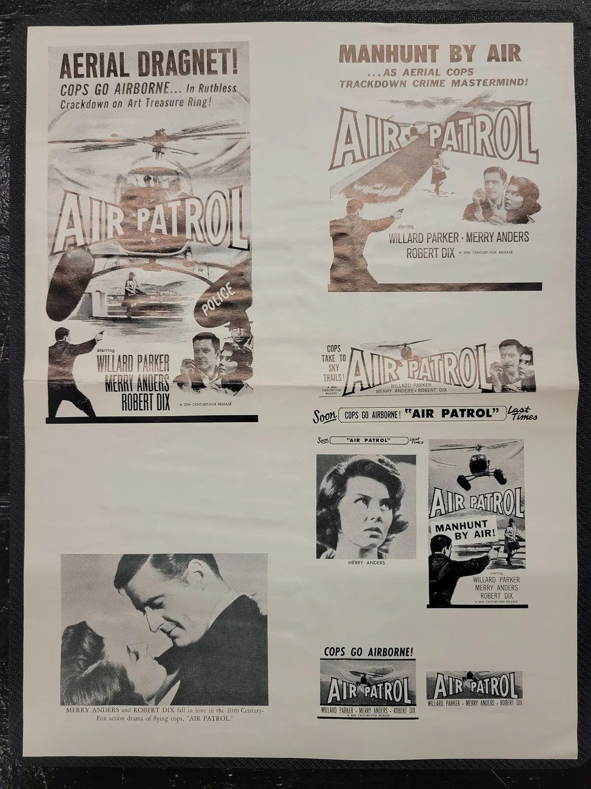 "Air Patrol" Original Movie Ad Clip Art Print 1