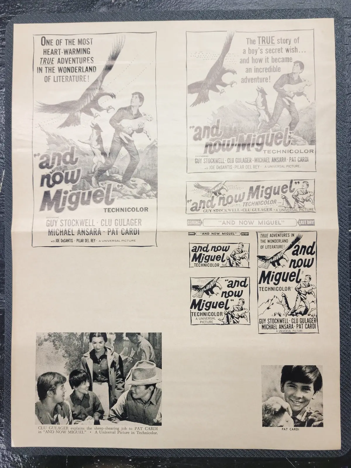 "And Now Miguel" Original Movie Ad Clip Art Print 1