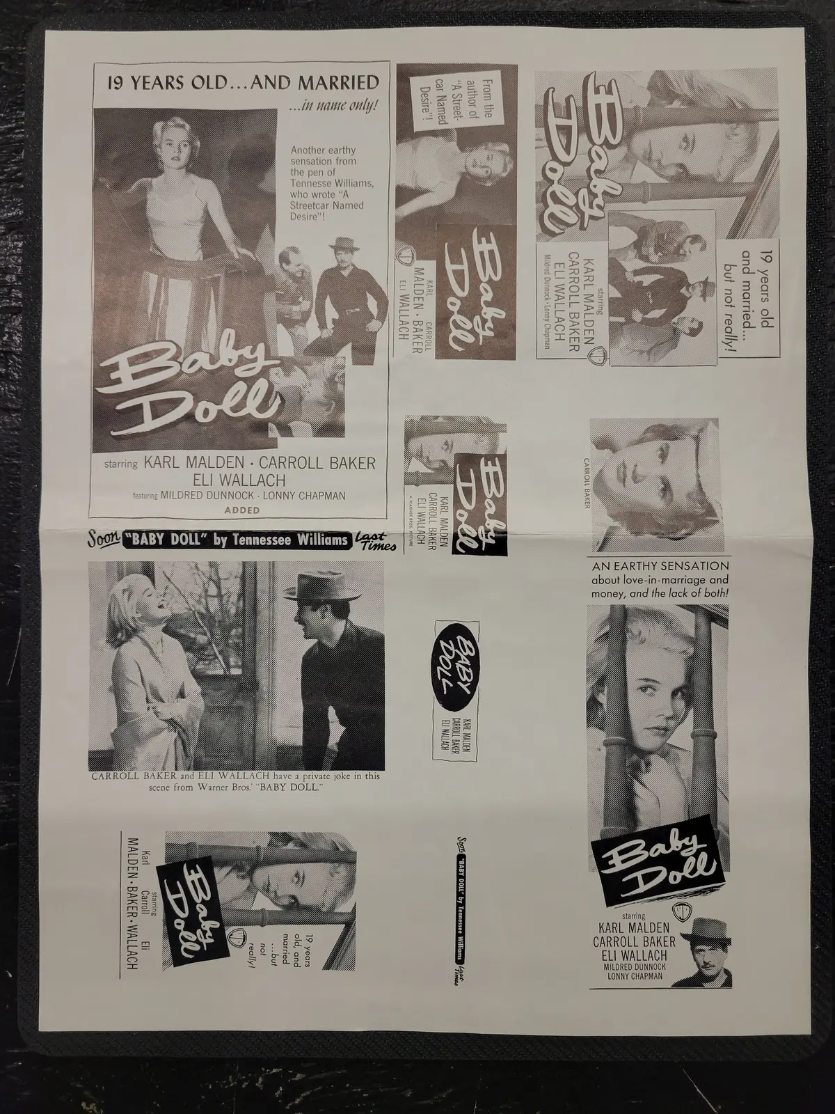 "Baby Doll" Original Movie Ad Clip Art Print 1