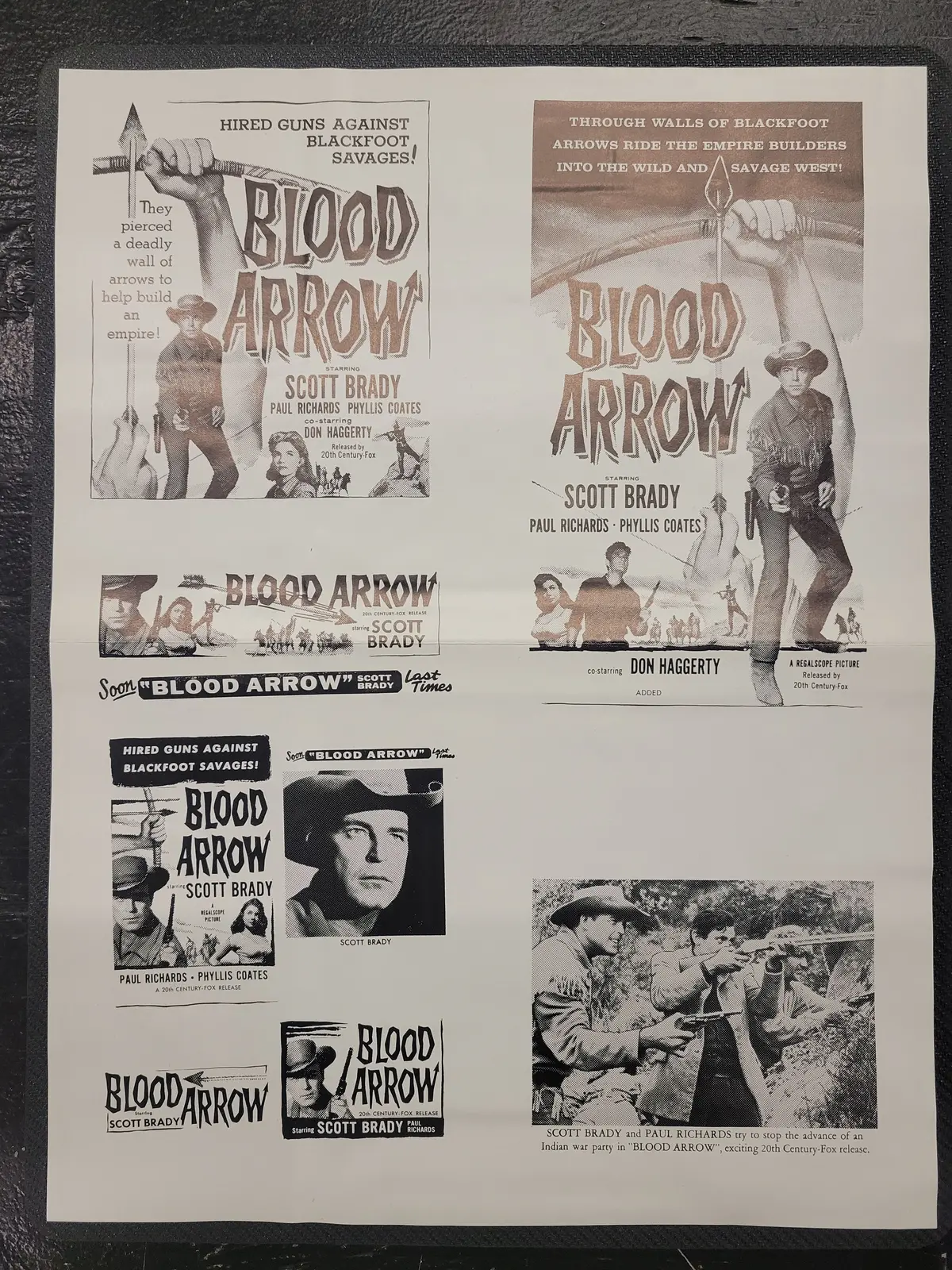 "Blood Arrow" Original Movie Ad Clip Art Print 1