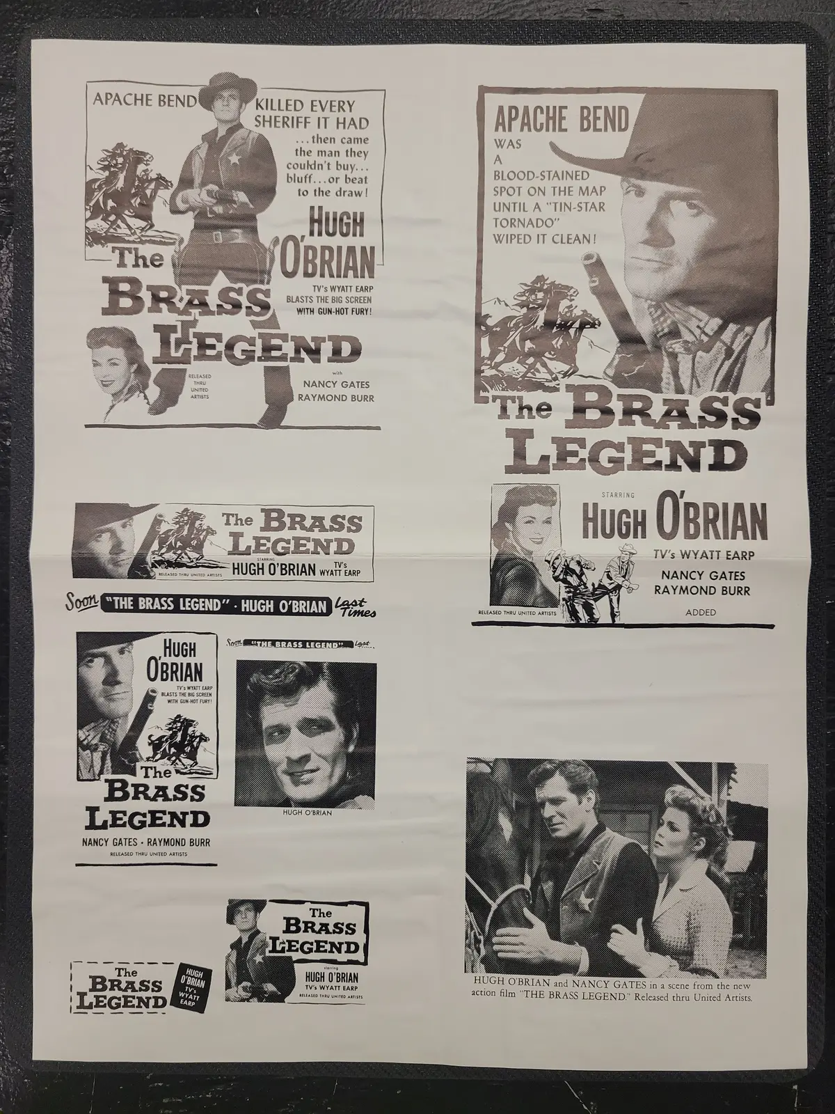 "The Brass Legend" Original Movie Ad Clip Art Print 1