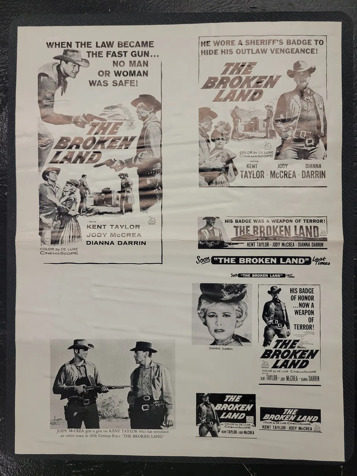 "Broken Land" Original Movie Ad Clip Art Print 1