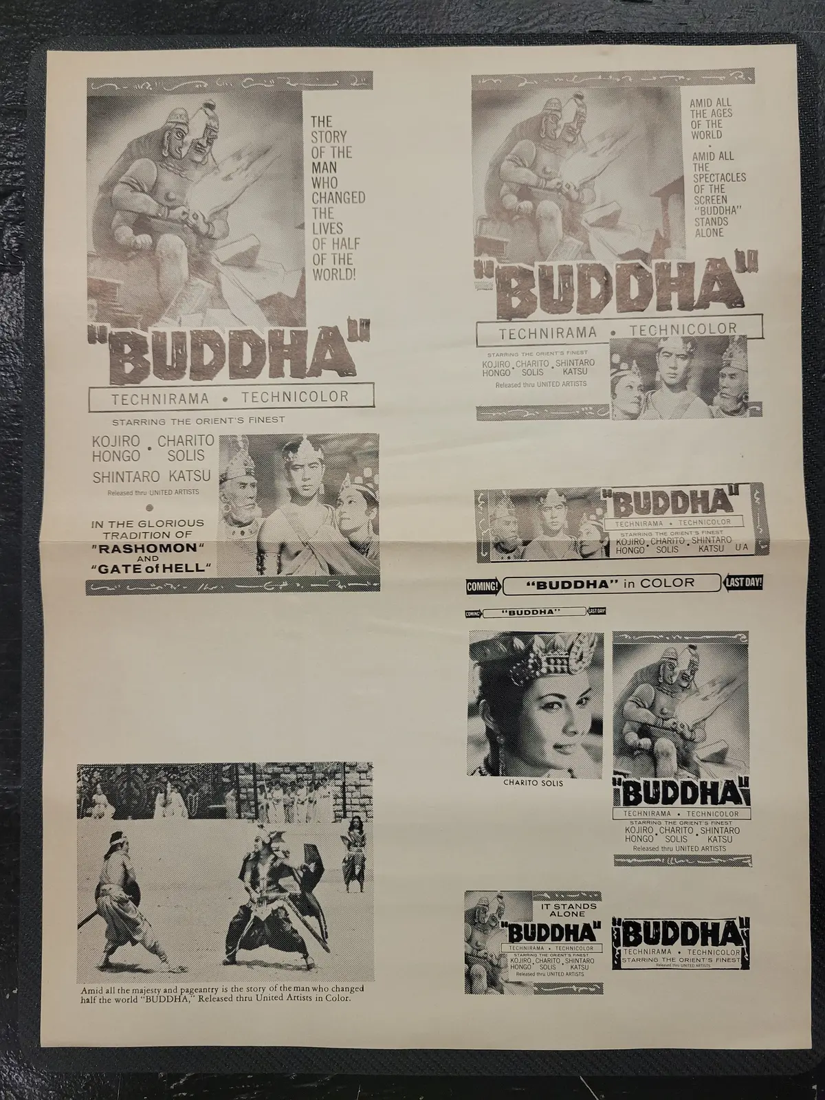"Buddha" Original Movie Ad Clip Art Print 1