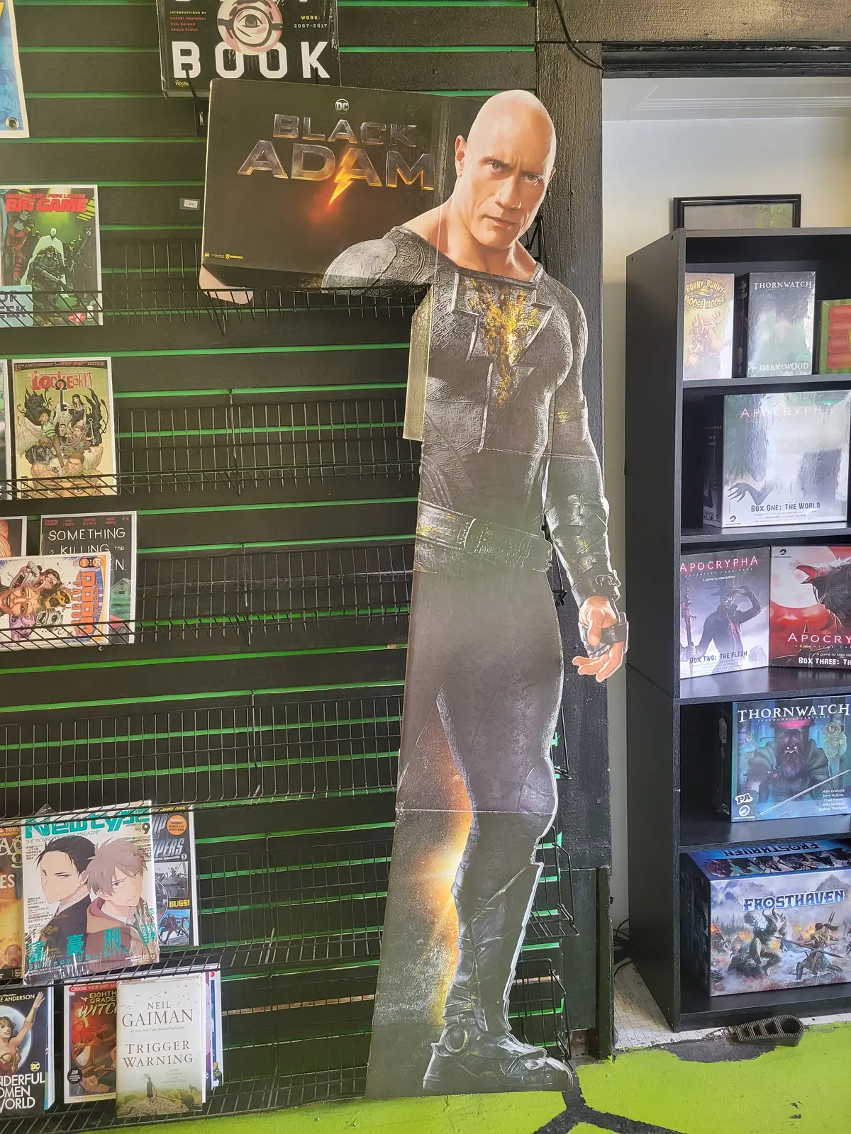 Retailer Exclusive Black Adam Cardboard Stand Up 1