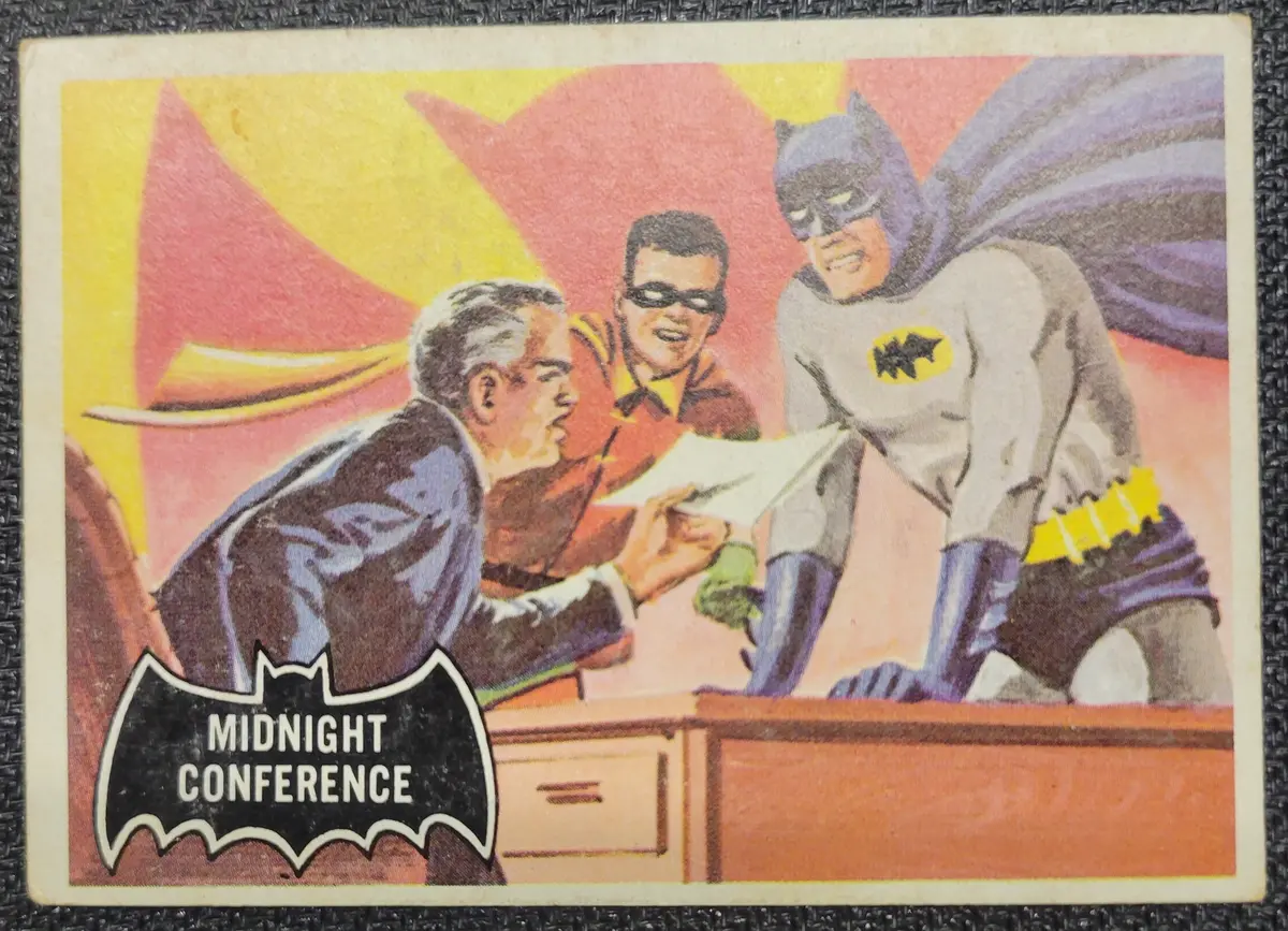 1966 Batman Cards - Midnight Conference #4 1