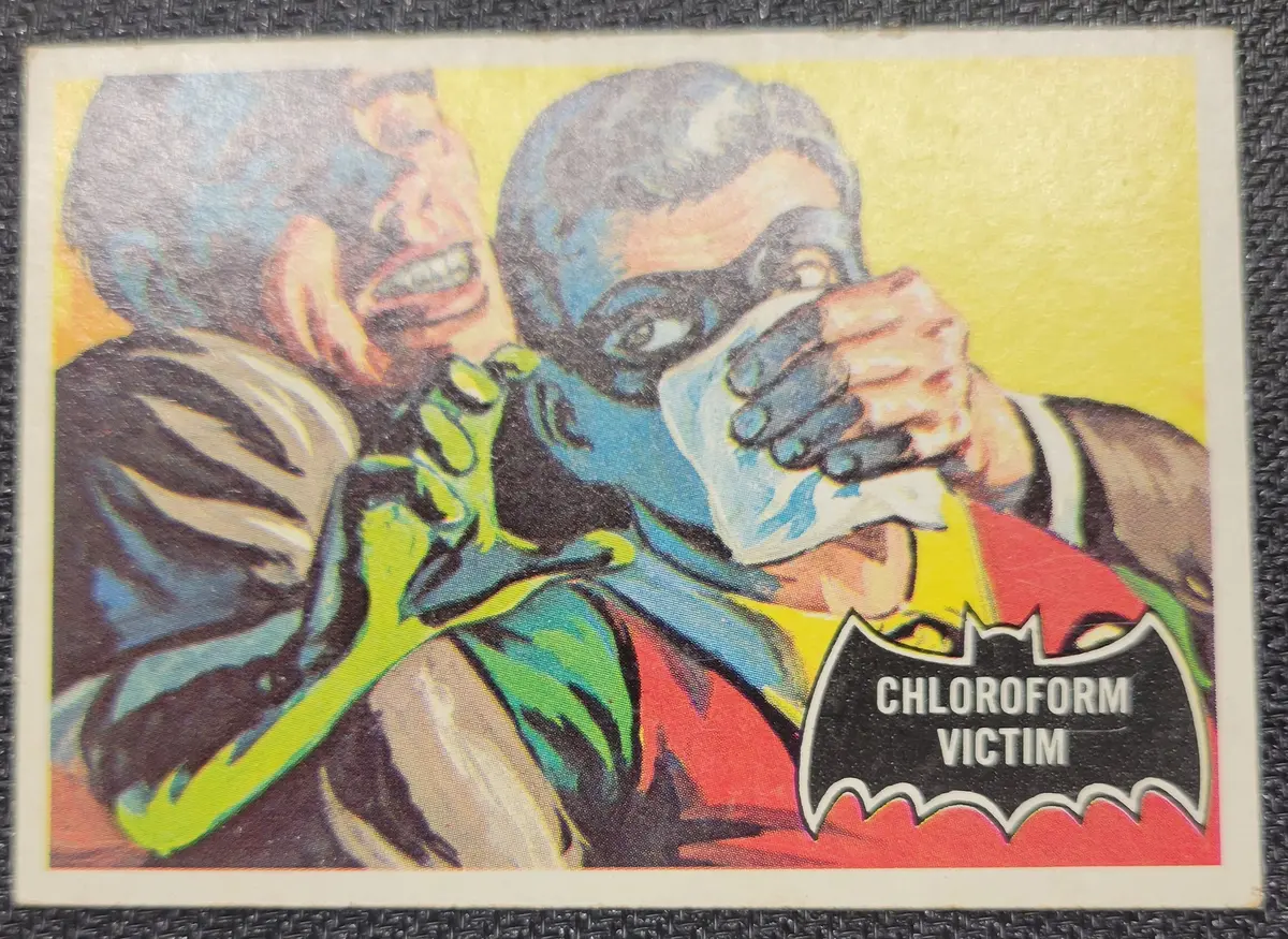1966 Batman Cards - Chloroform Victim #6 1