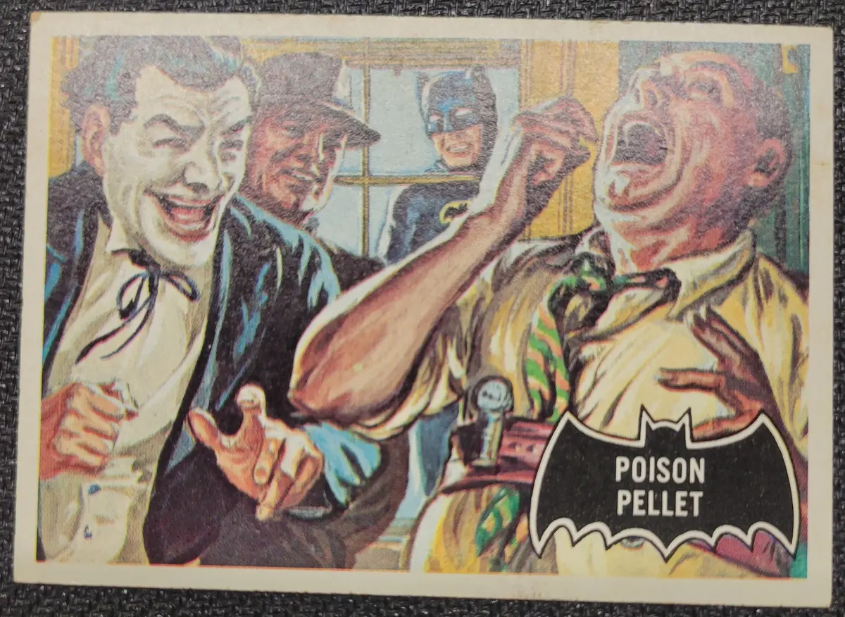 1966 Batman Cards - Poison Pellet #11 1