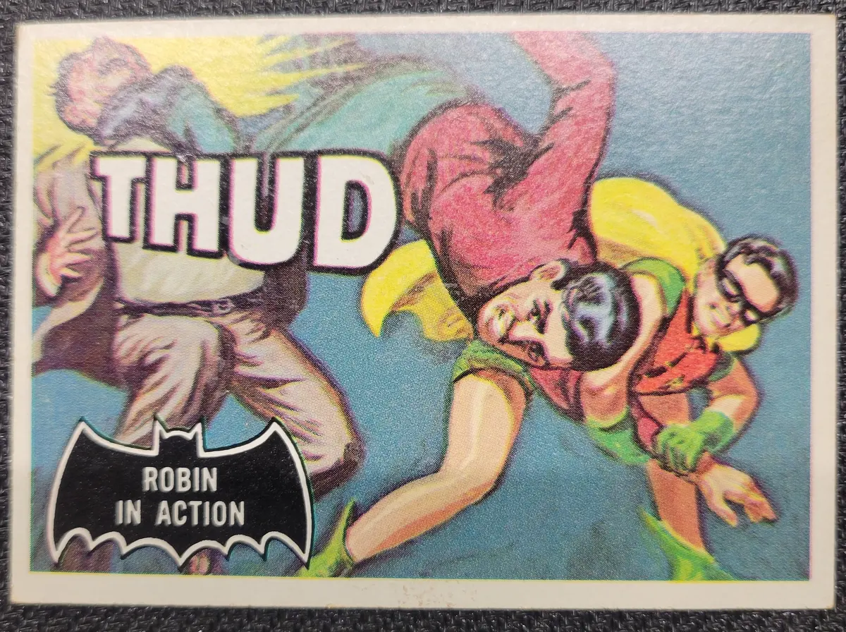 1966 Batman Cards - #18 Robin In Action (1) 1