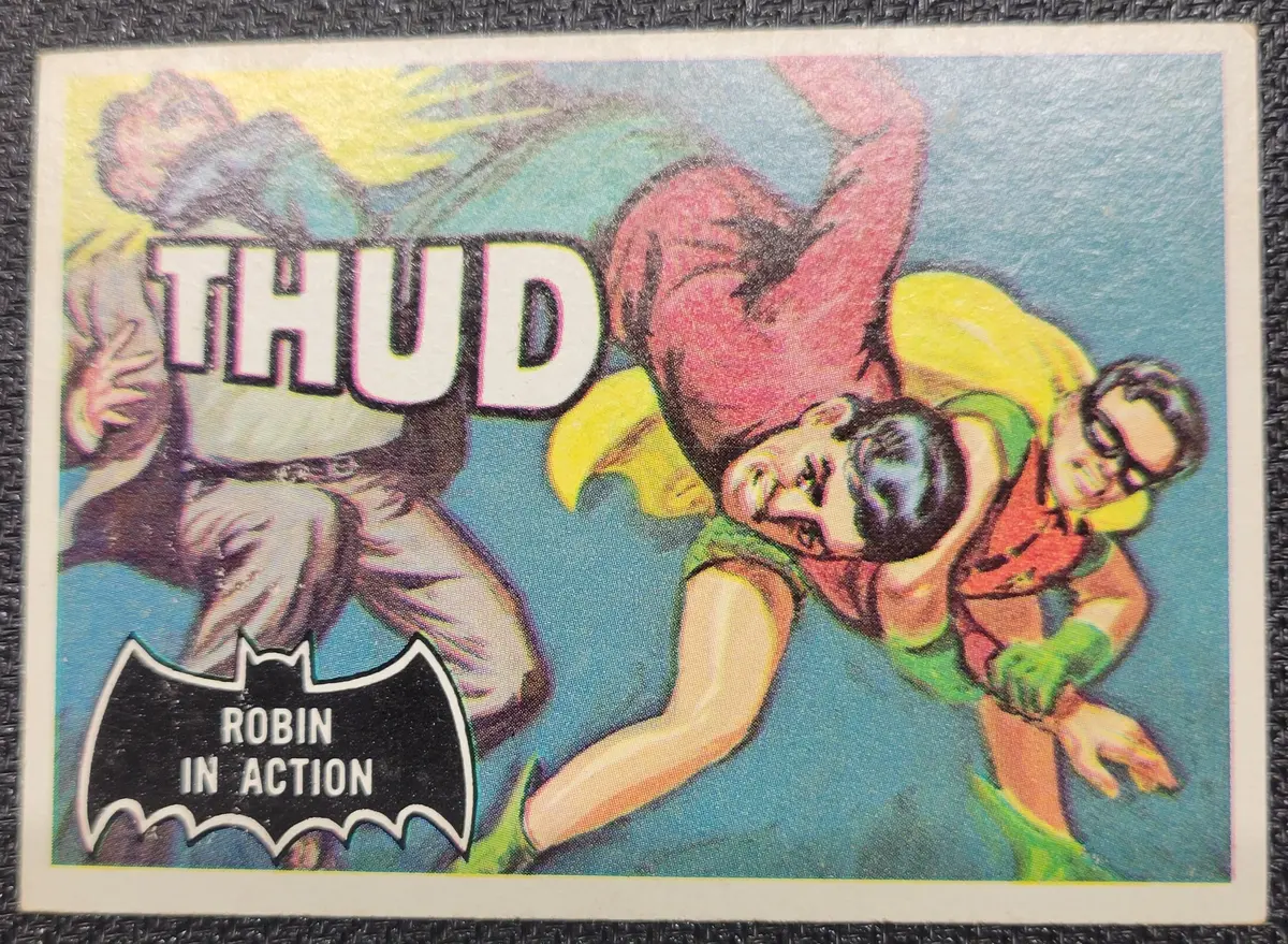 1966 Batman Cards - #18 Robin In Action (2) 1