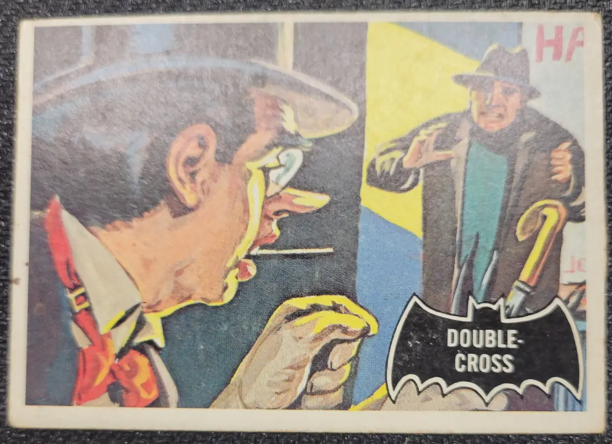 1966 Batman Cards - #22 Double-Cross 1