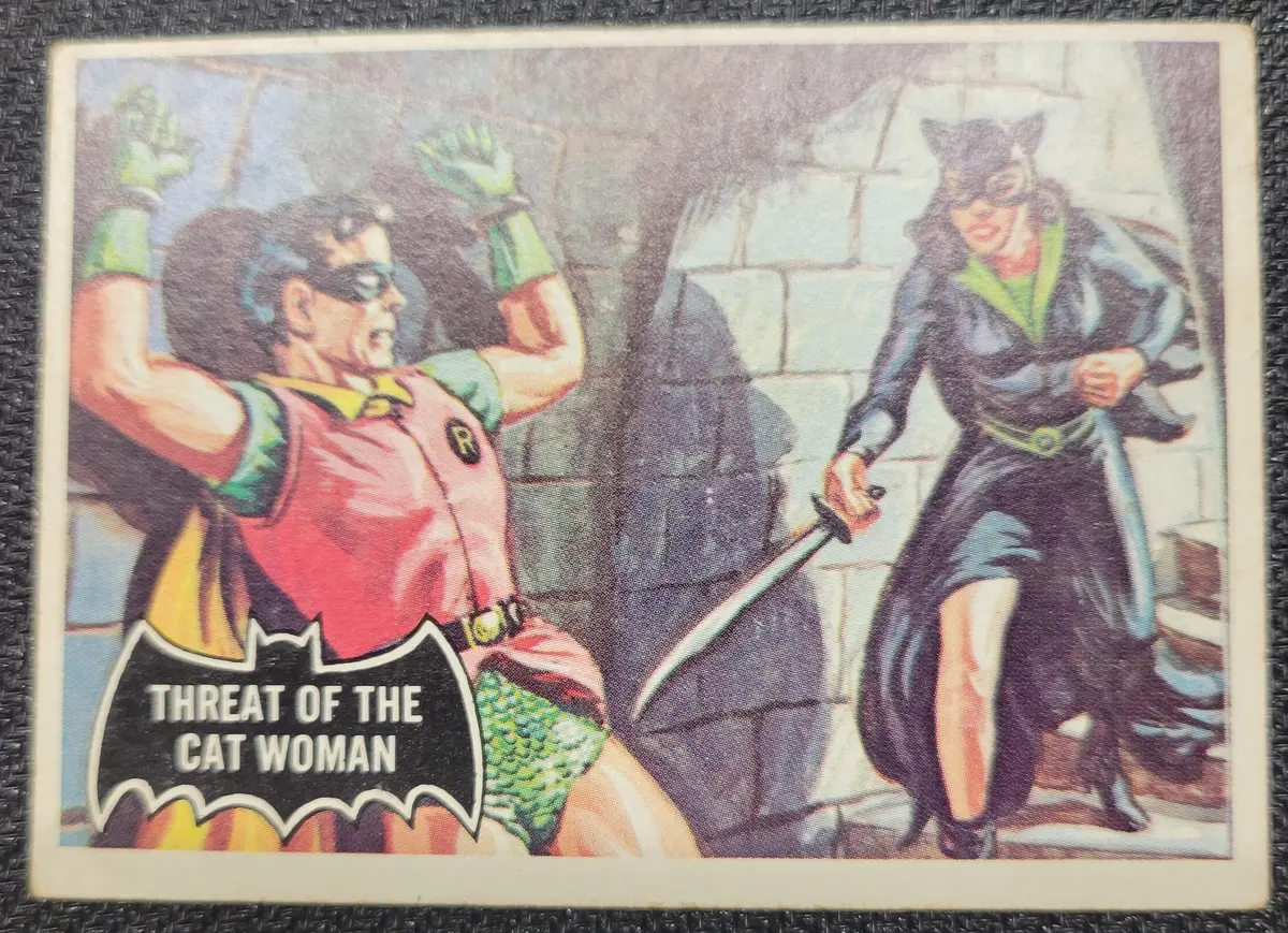 1966 Batman Cards - #31 Threat Of The Cat Woman 1