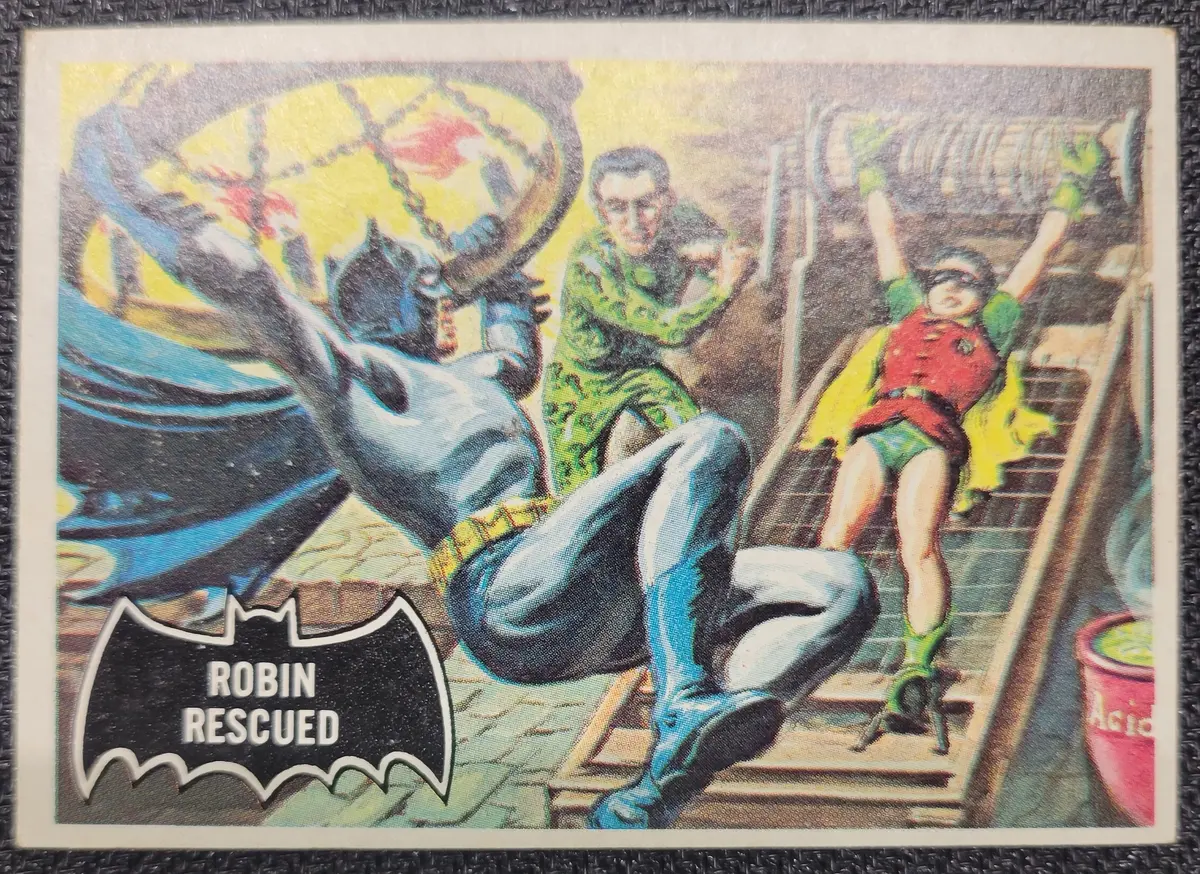 1966 Batman Cards - #38 Robin Rescued 1