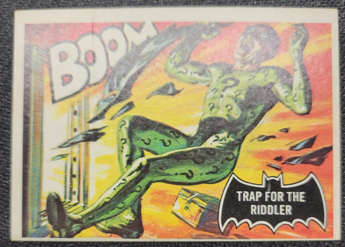 1966 Batman Cards - #45 Trap For The Riddler (1) 1