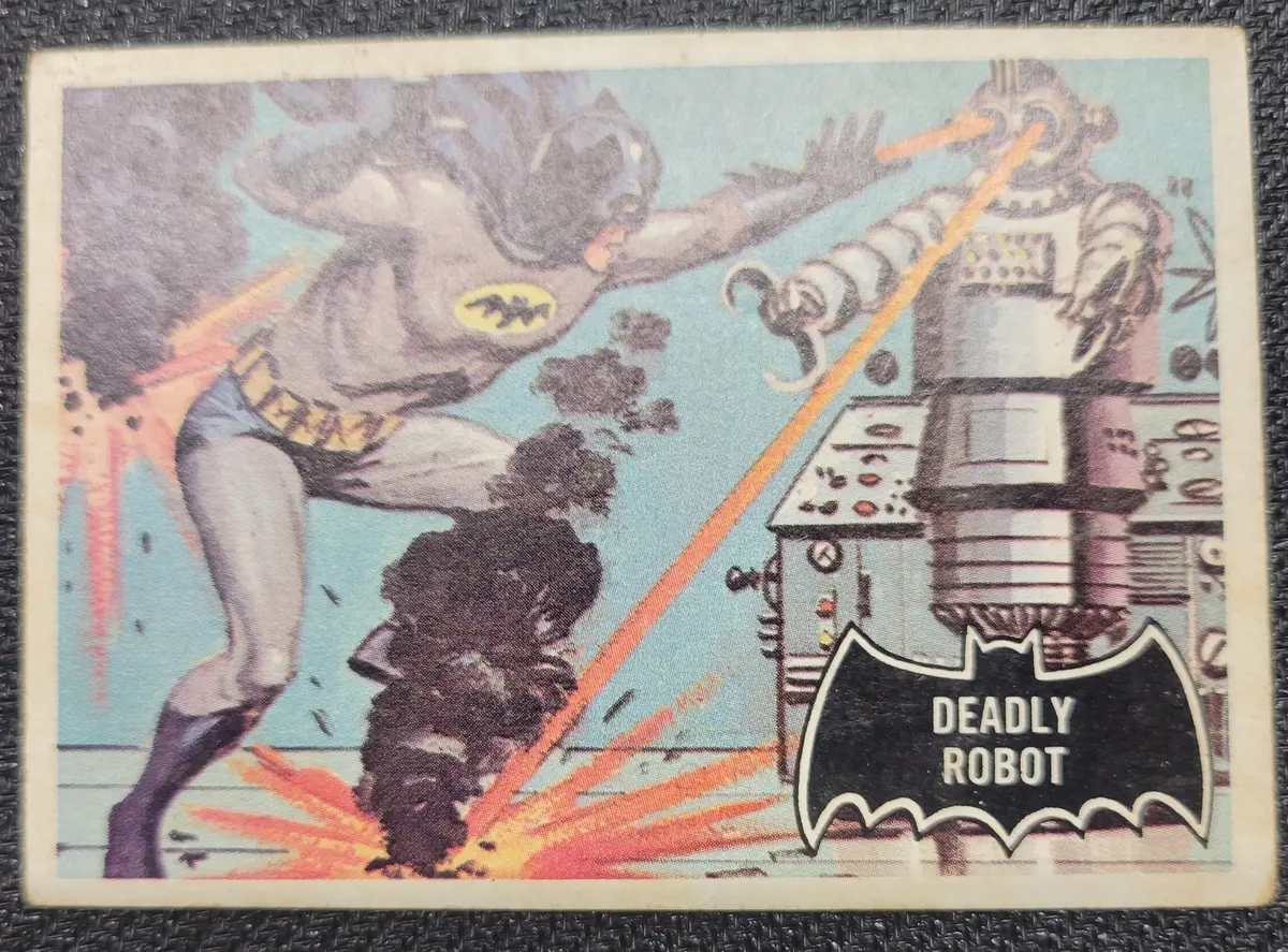 1966 Batman Cards - #47 Deadly Robot 1
