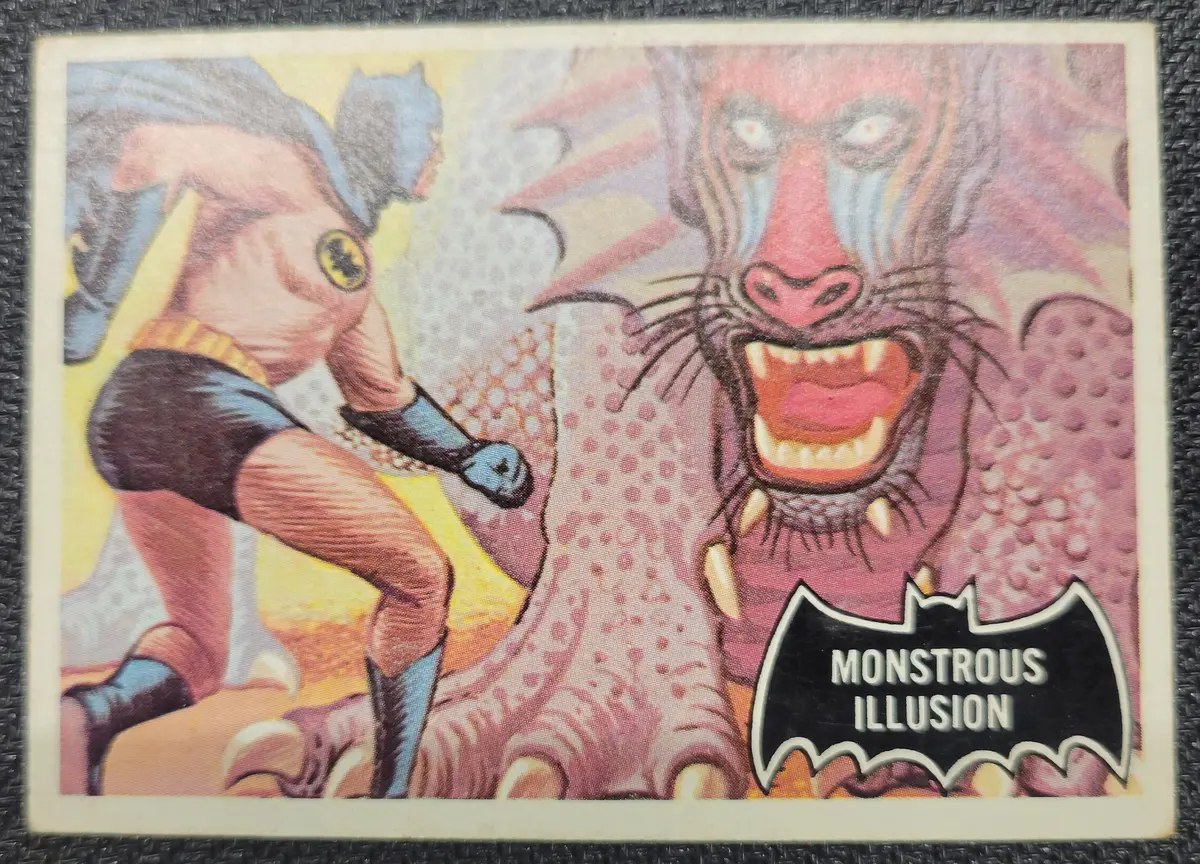 1966 Batman Cards - #48 Monstrous Illusion (1) 1