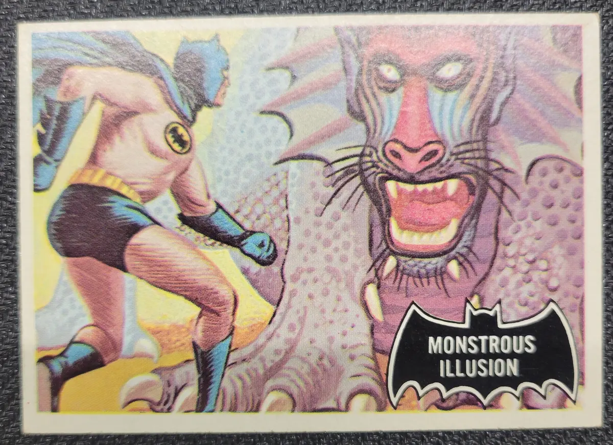 1966 Batman Cards - #48 Monstrous Illusion (2) 1