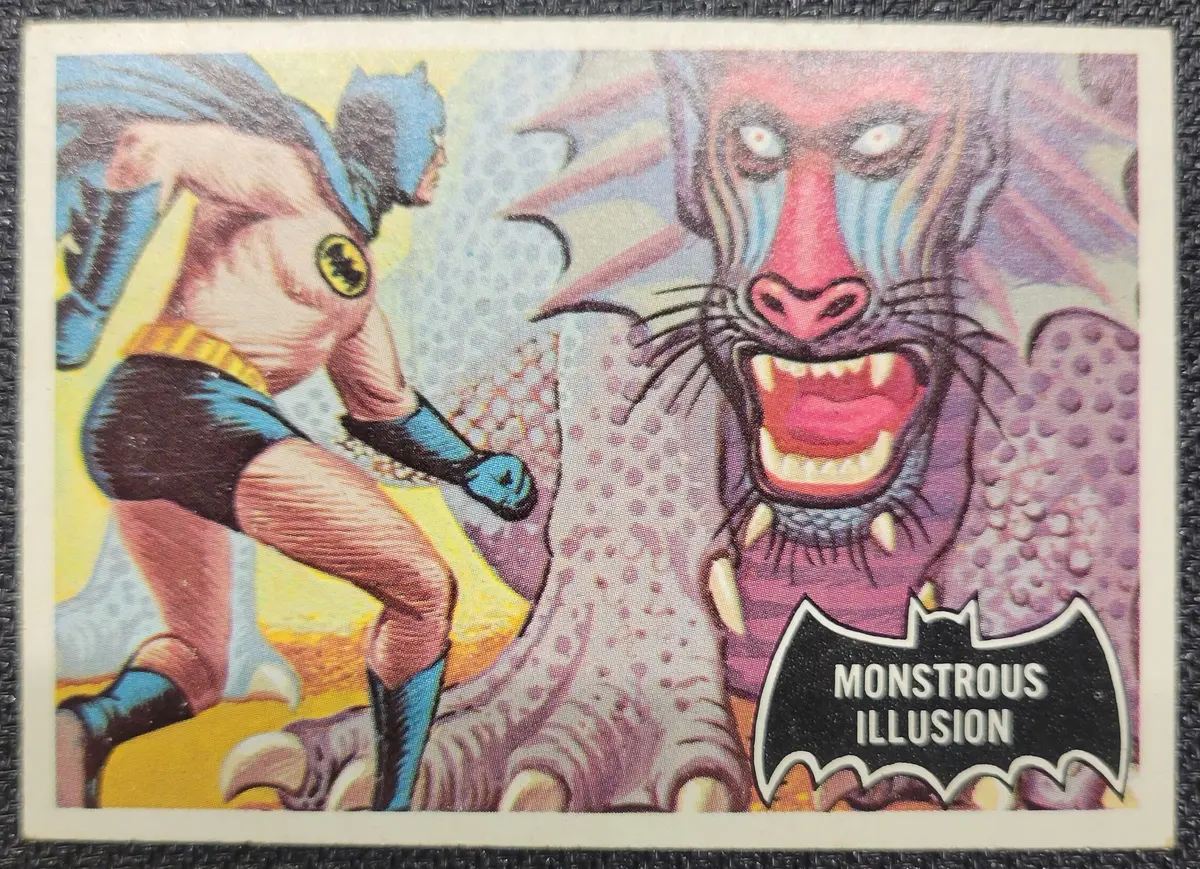 1966 Batman Cards - #48 Monstrous Illusion (3) 1