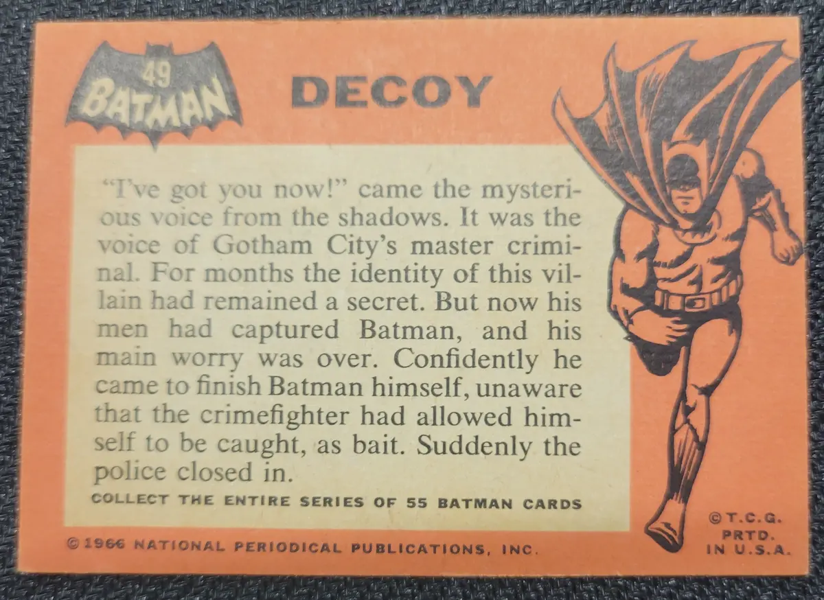 1966 Batman Cards - #49 Decoy 2
