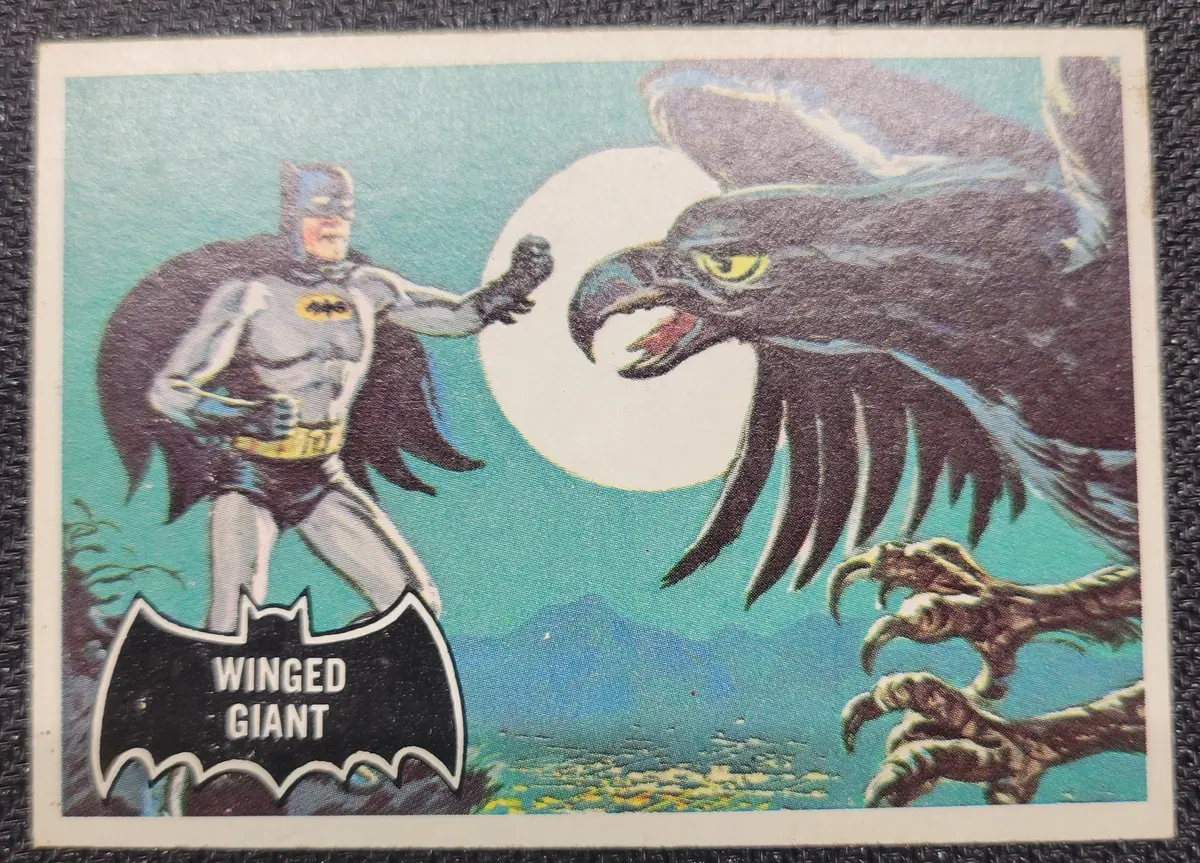 1966 Batman Cards - #52 Winged Giant (2) 1