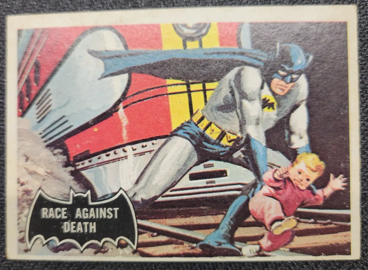1966 Batman Cards - #53 Race Against Death 1