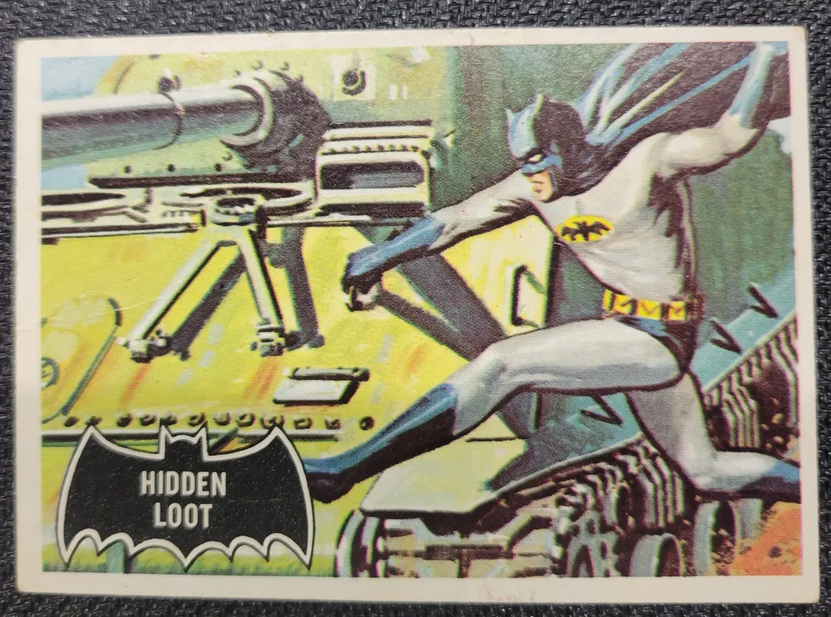1966 Batman Cards - #55 Hidden Loot (1) 1