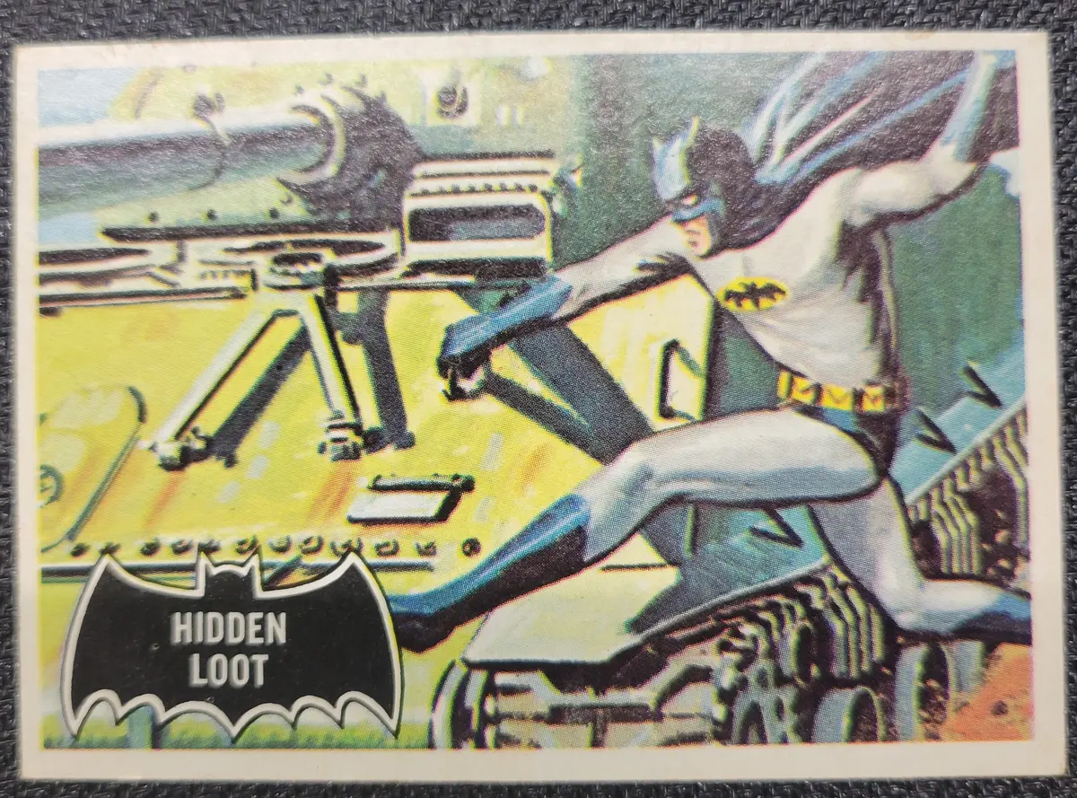 1966 Batman Cards - #55 Hidden Loot (2) 1