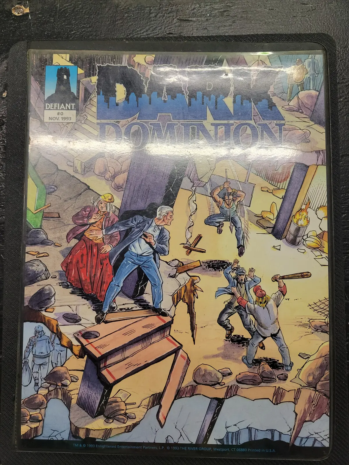 Dark Dominion Card Comic Book 1