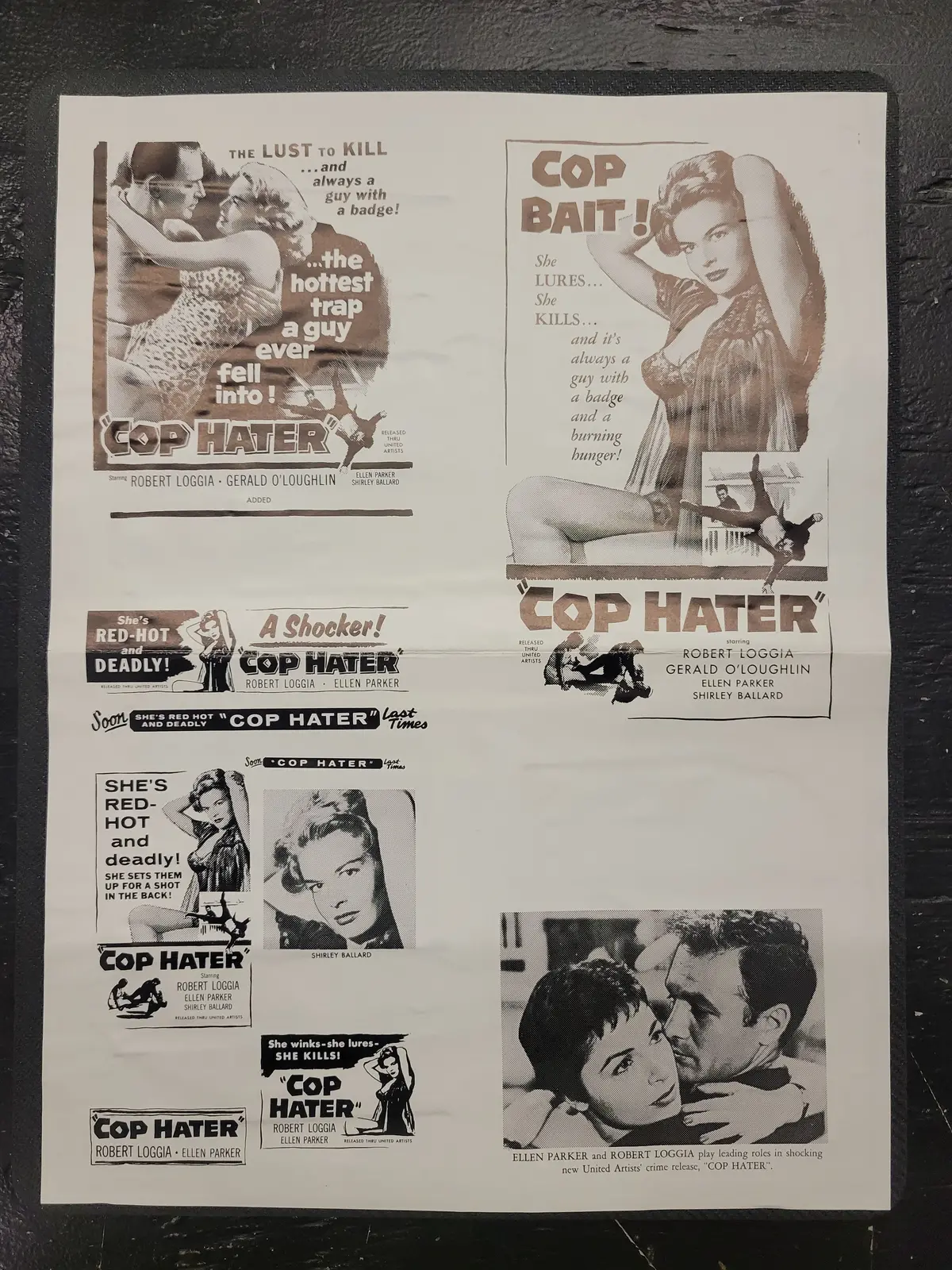 "Cop Hater" Original Movie Ad Clip Art Print 1