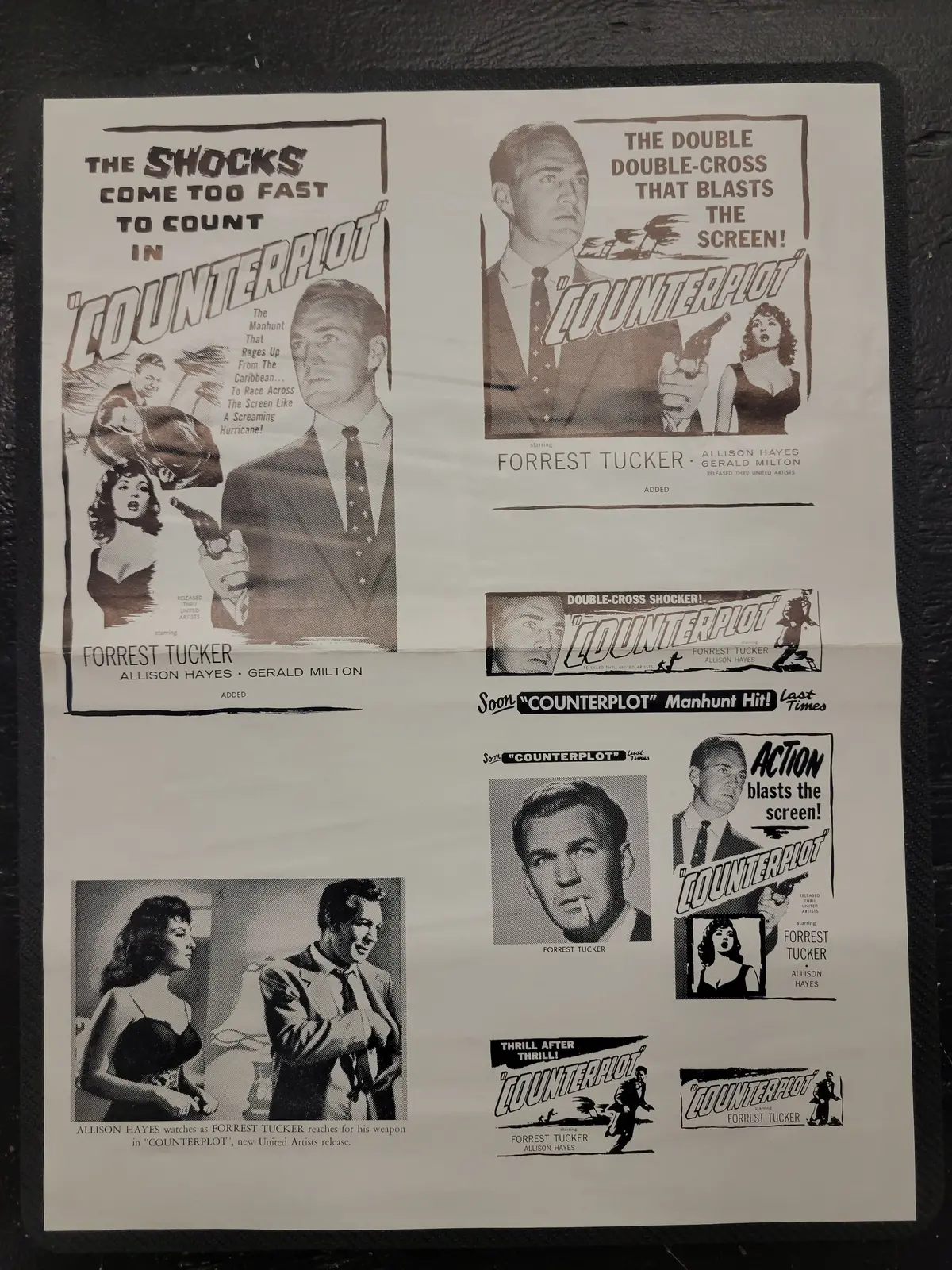 "Counterplot" Original Movie Ad Clip Art Print 1