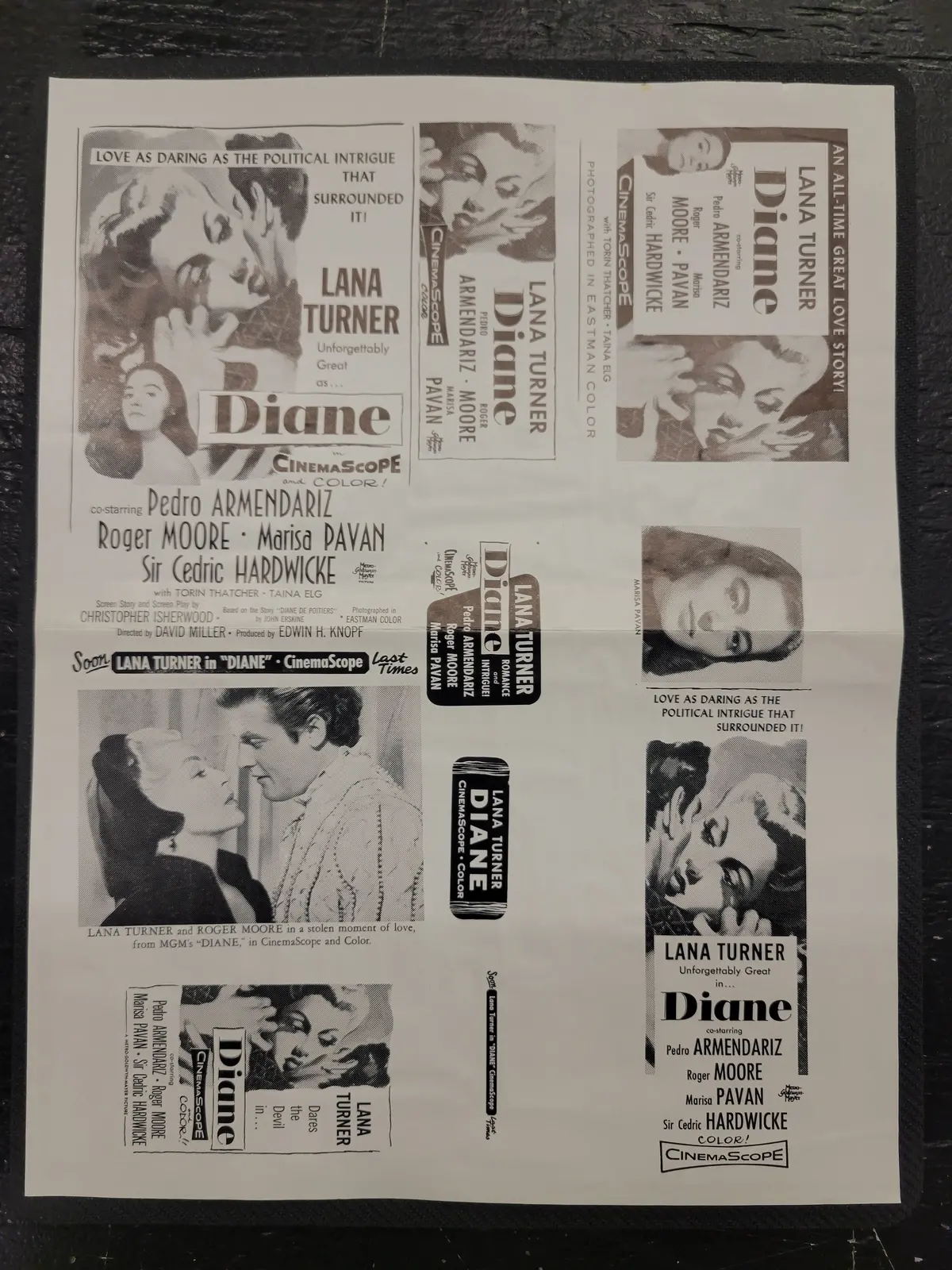 "Diane" Original Movie Ad Clip Art Print 1
