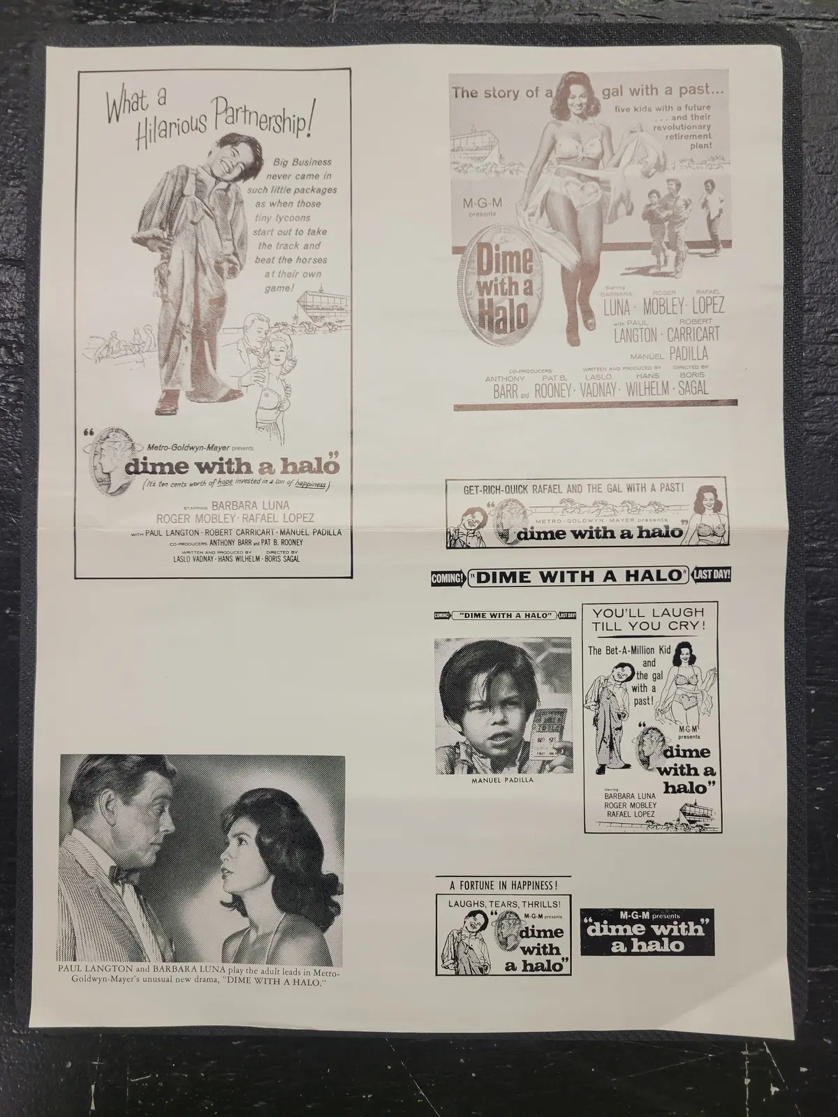 "Dime With A Halo" Original Movie Ad Clip Art Print 1