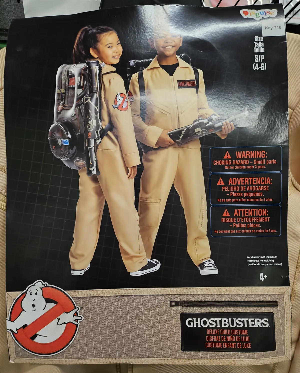 Ghostbusters Costume Size 4-6 1