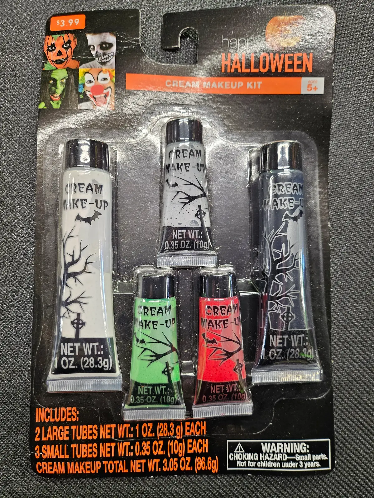Halloween Cream Make Up Kit 1