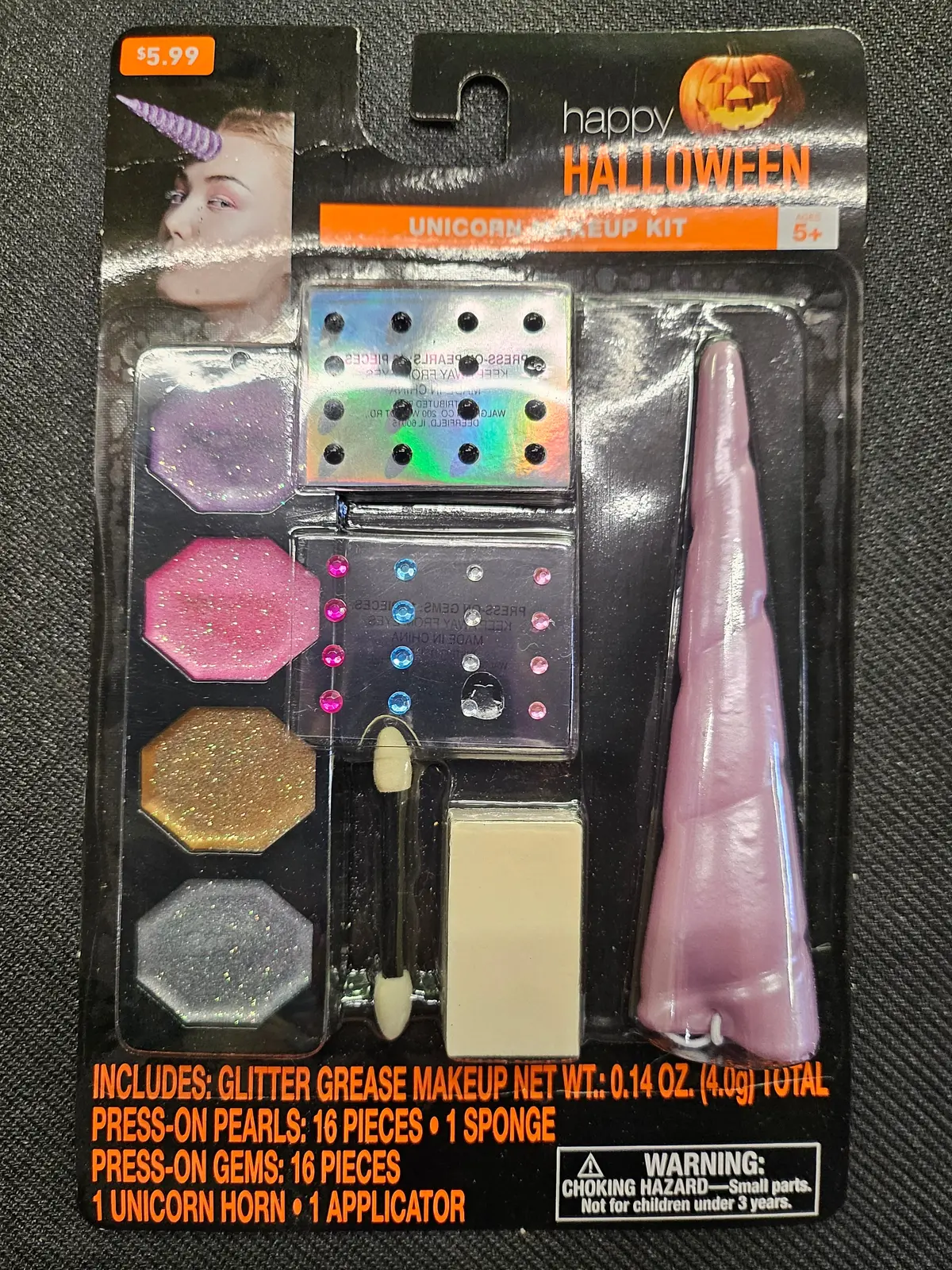Halloween Unicorn Make Up Kit 1