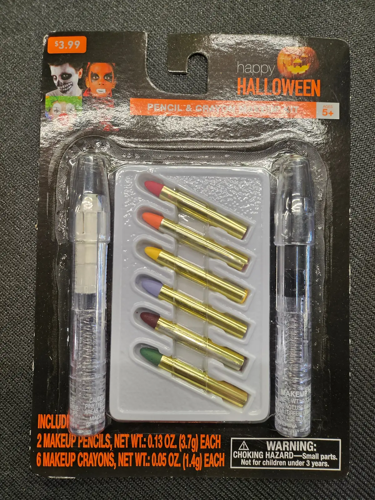 Halloween Pencil And Crayon Make Up Kit 1