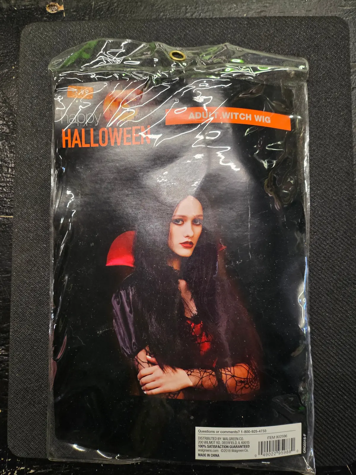 Halloween Black Wig 1