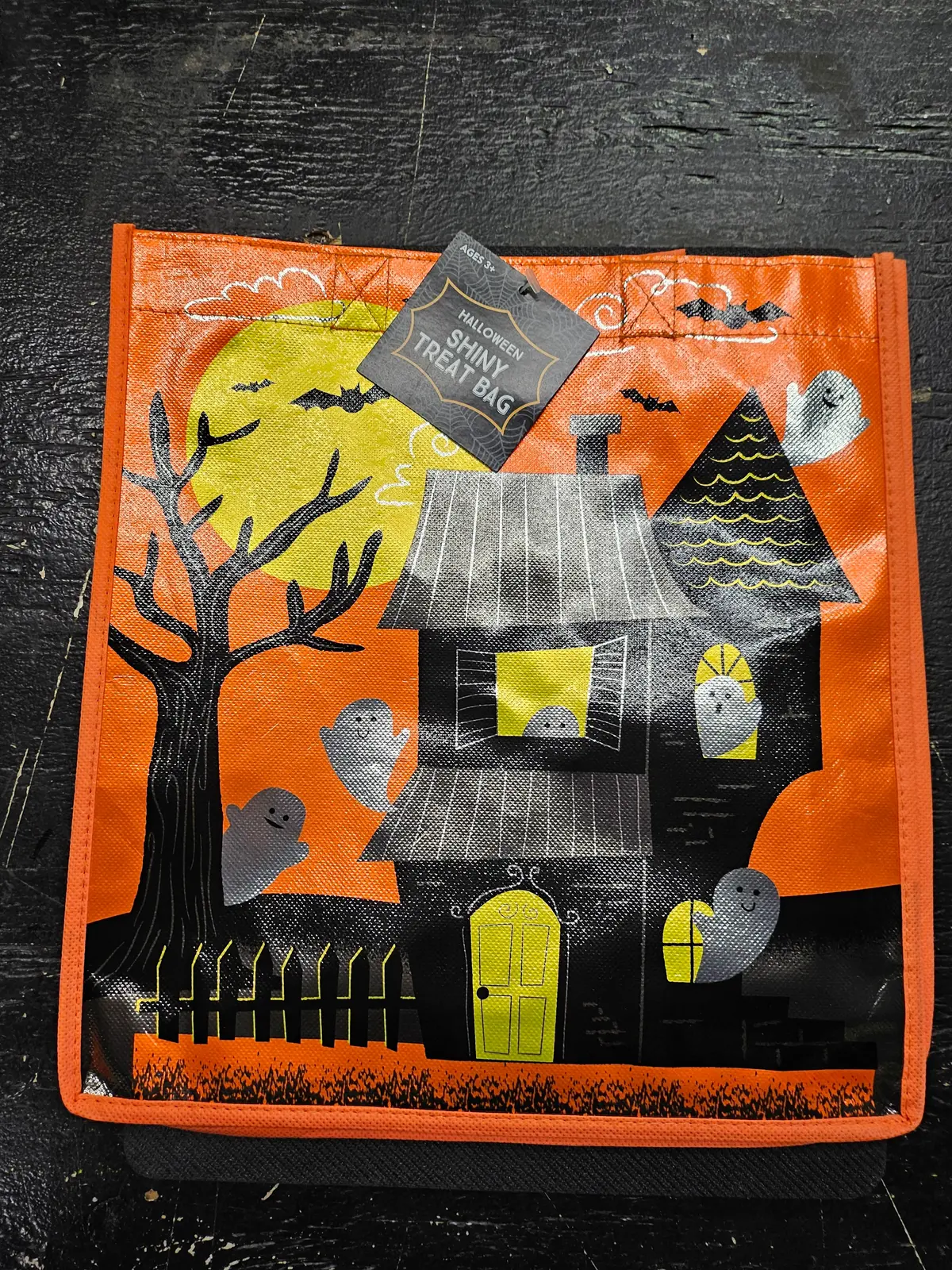 Shiny Haunted House Trick Or Treat Bag 1