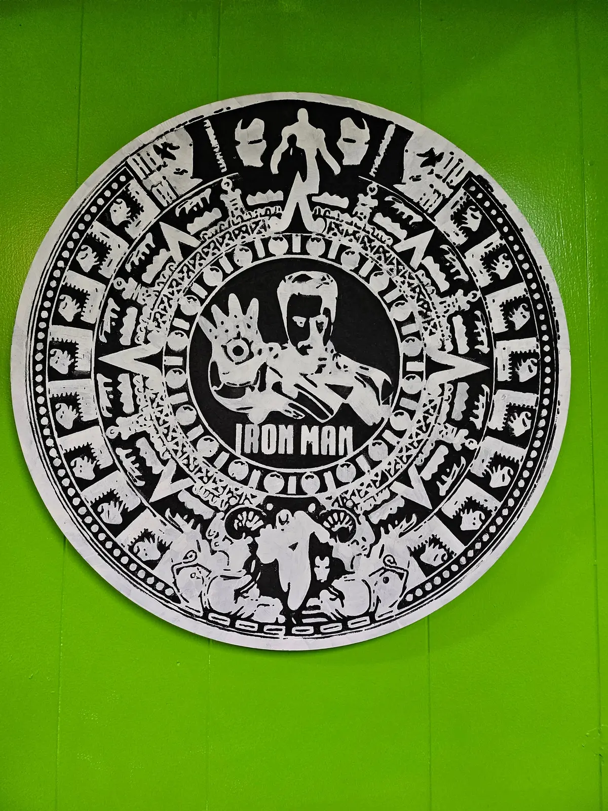 Iron Man Wooden Wall Plaque 1