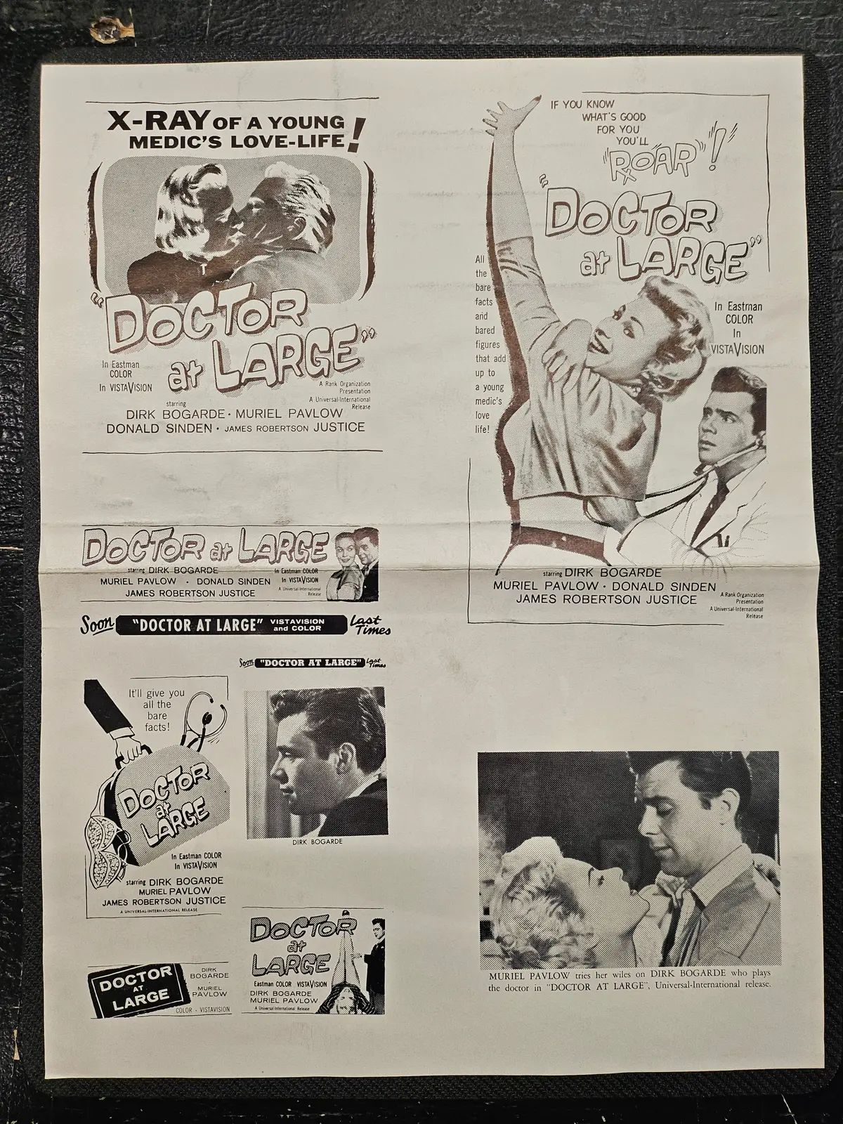 "Doctor At Large" Original Movie Ad Clip Art Print 1