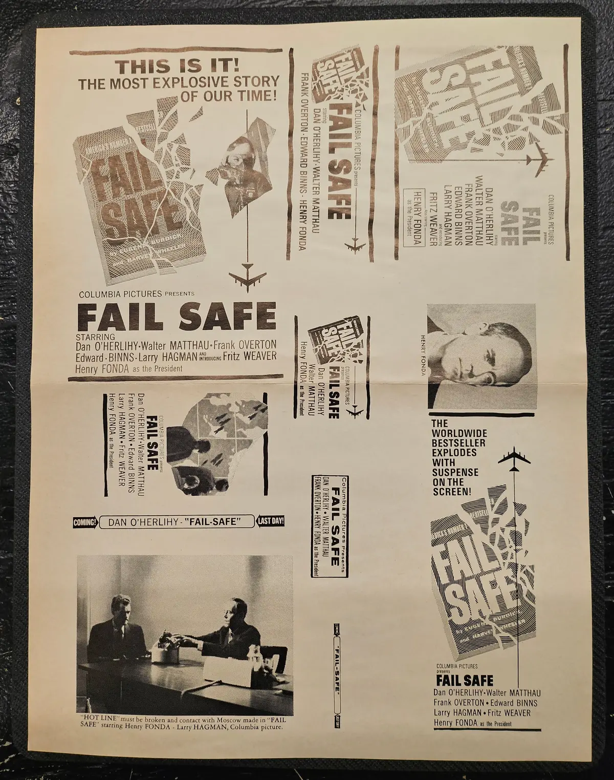 "Fail Safe" Original Movie Ad Clip Art Print 1