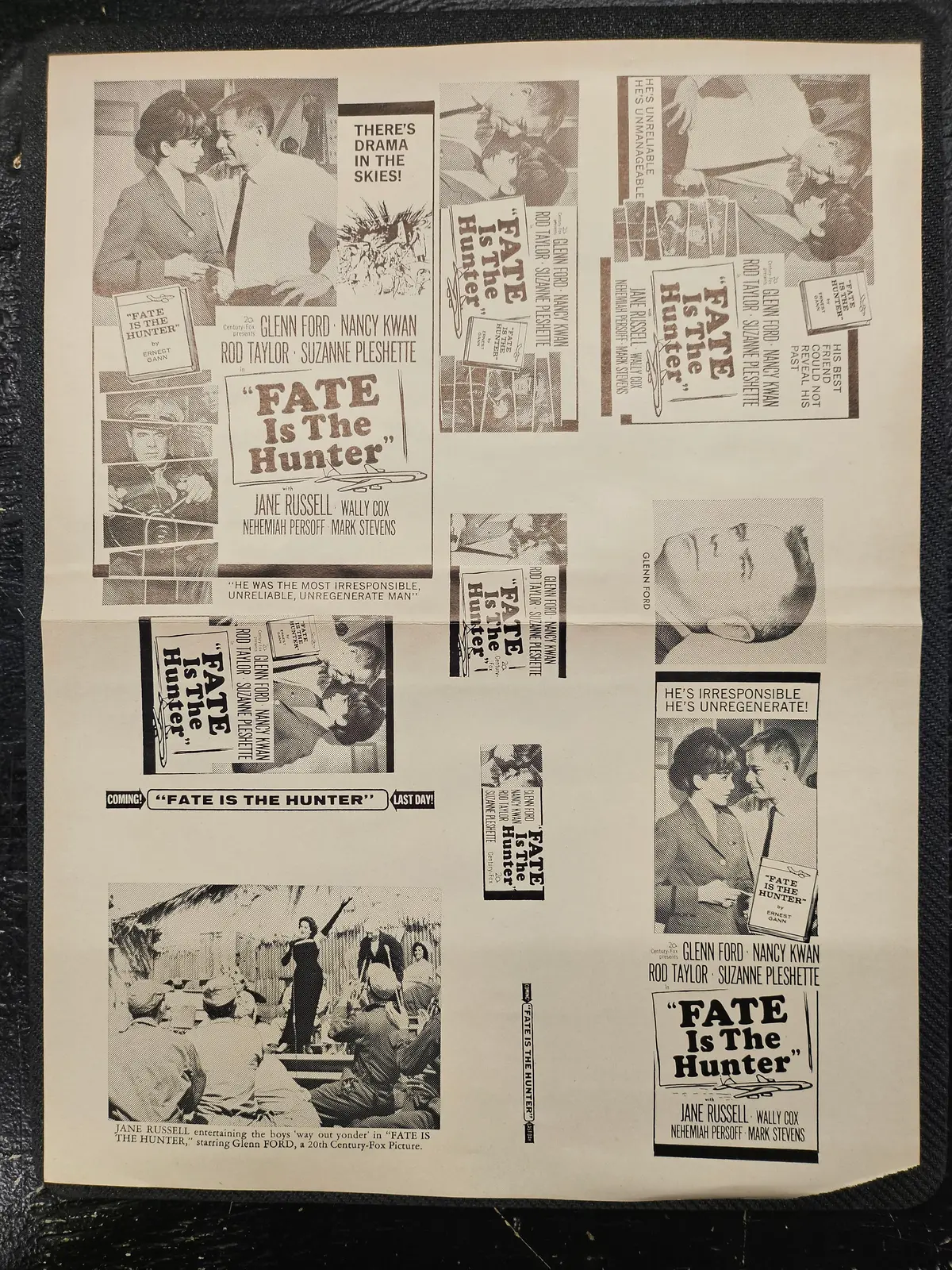 "Fate Is The Hunter" Original Movie Ad Clip Art Print 1
