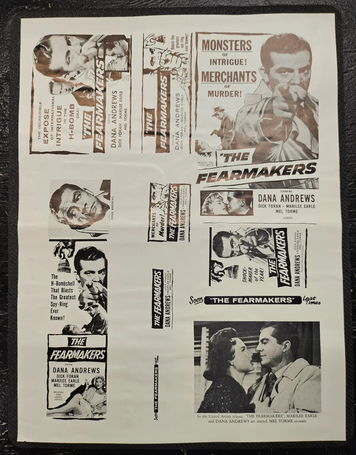 "The Fearmakers" Original Movie Ad Clip Art Print 1