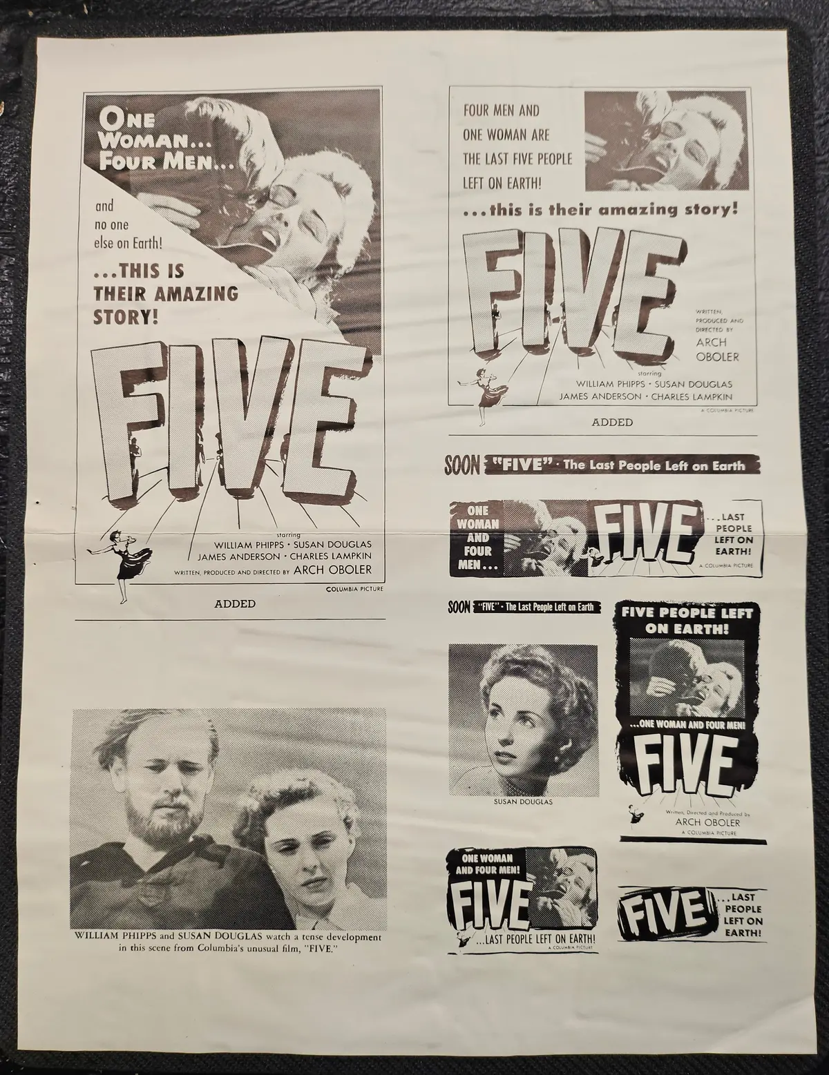 "Five" Original Movie Ad Clip Art Print 1