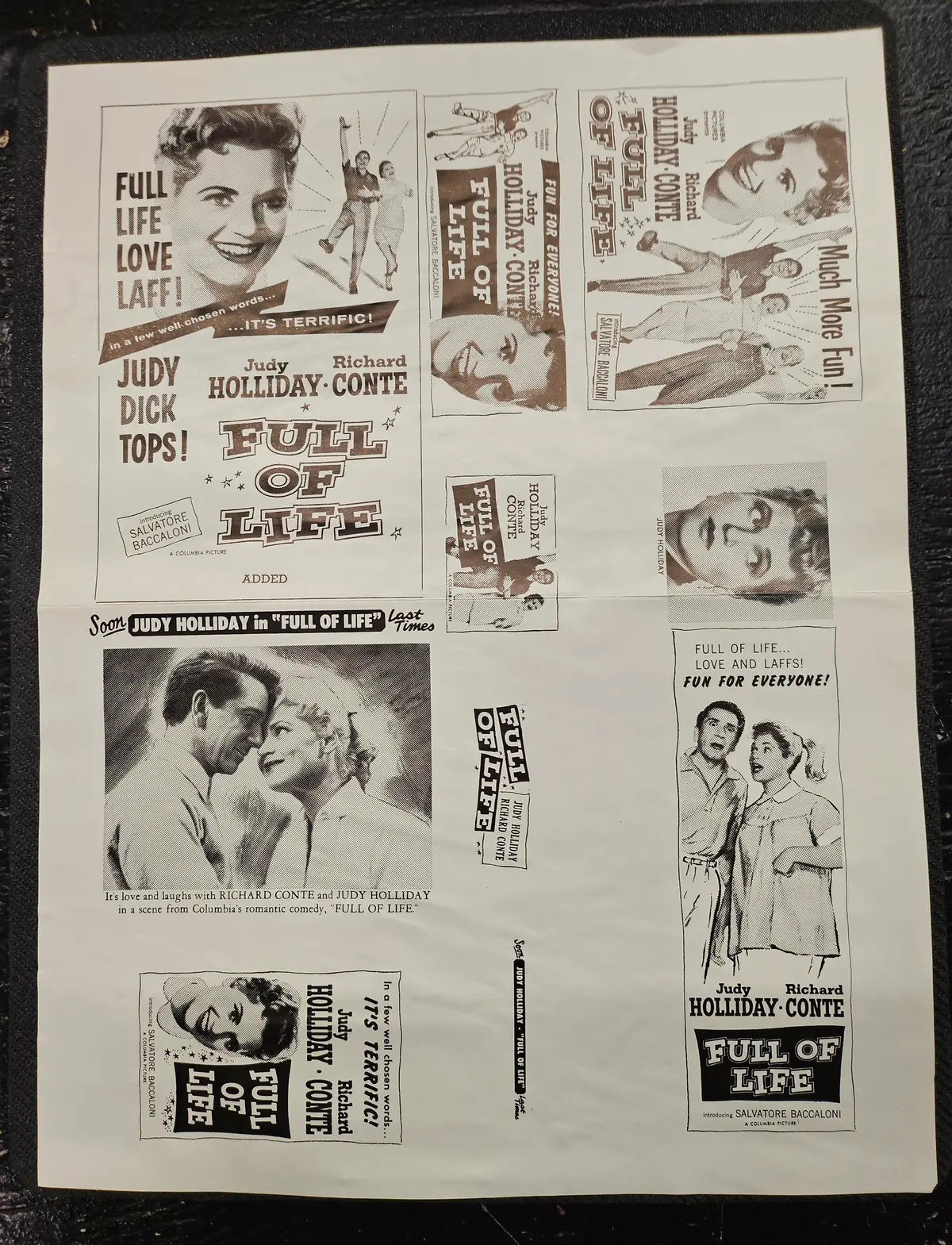 "Full Of Life" Original Movie Ad Clip Art Print 1